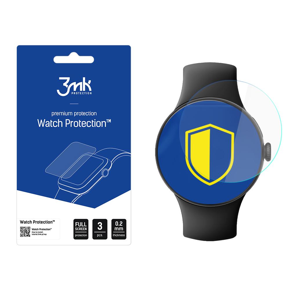 Google Pixel Watch 3 XL – 3mk Watch Protection ARC nutikella ekraanikaitse