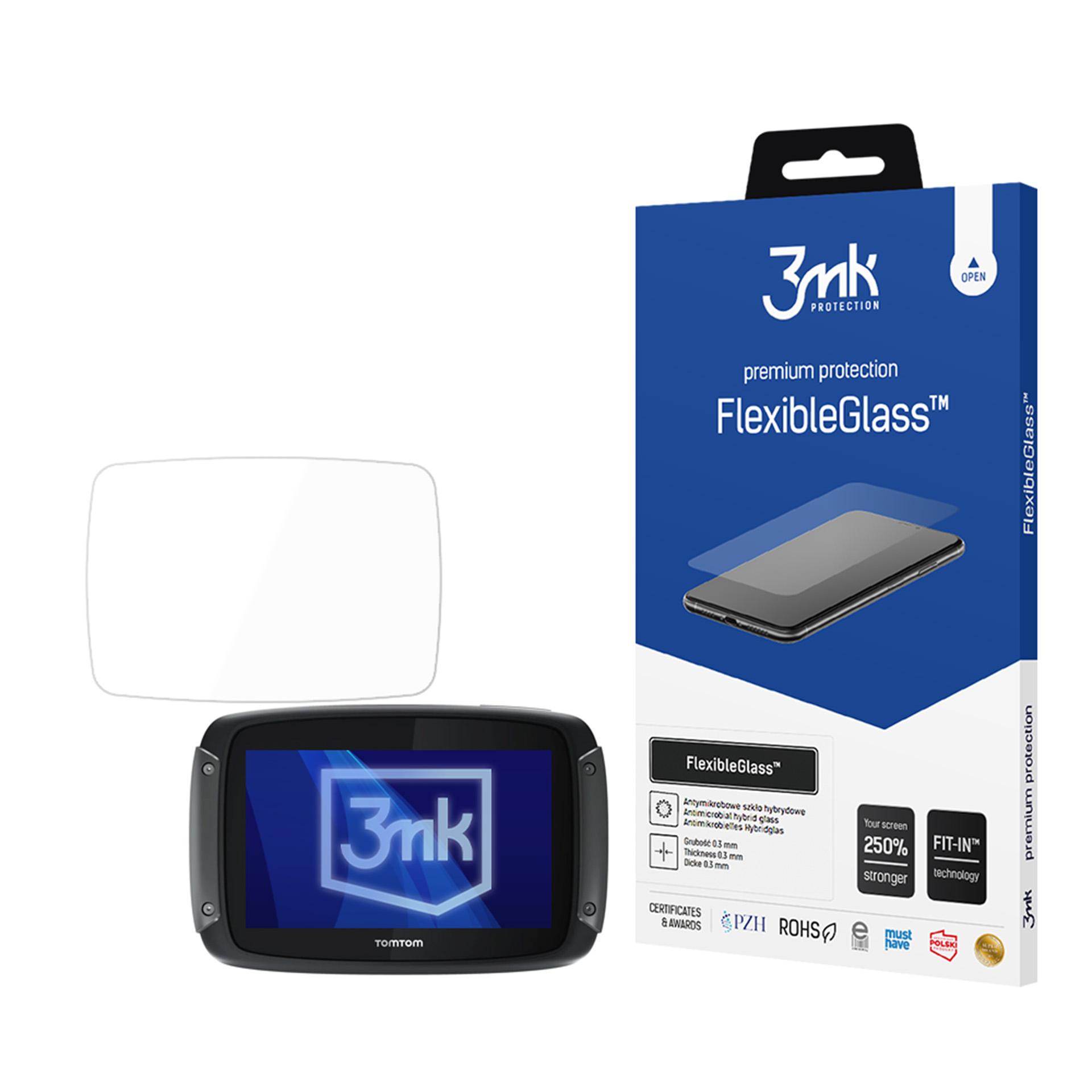3mk FlexibleGlass hybrid glass jaoks Tomtom Rider 550