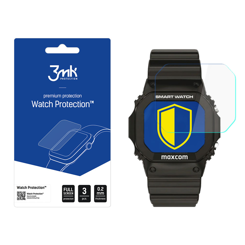 MAXCOM Fit FW22 – 3mk Watch Protection FlexibleGlass nutikella ekraanikaitse