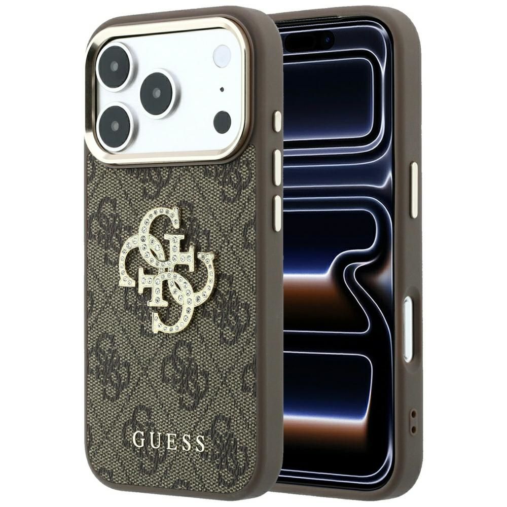 Ümbris mudelile IPHONE 18 Pro Max/17 Pro Max (Big Strass Logo 4G) (värv: pruun)