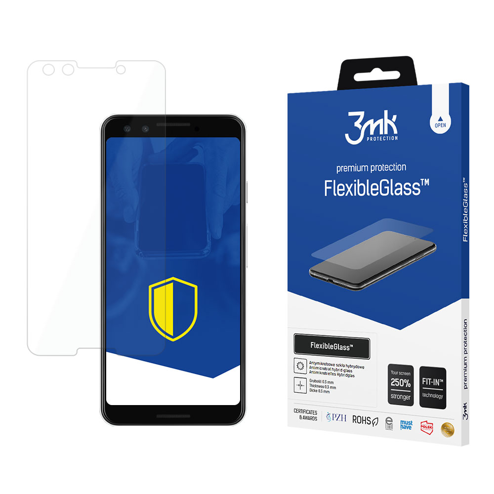 Google Pixel 3 – 3mk FlexibleGlass telefoni ekraanikaitse