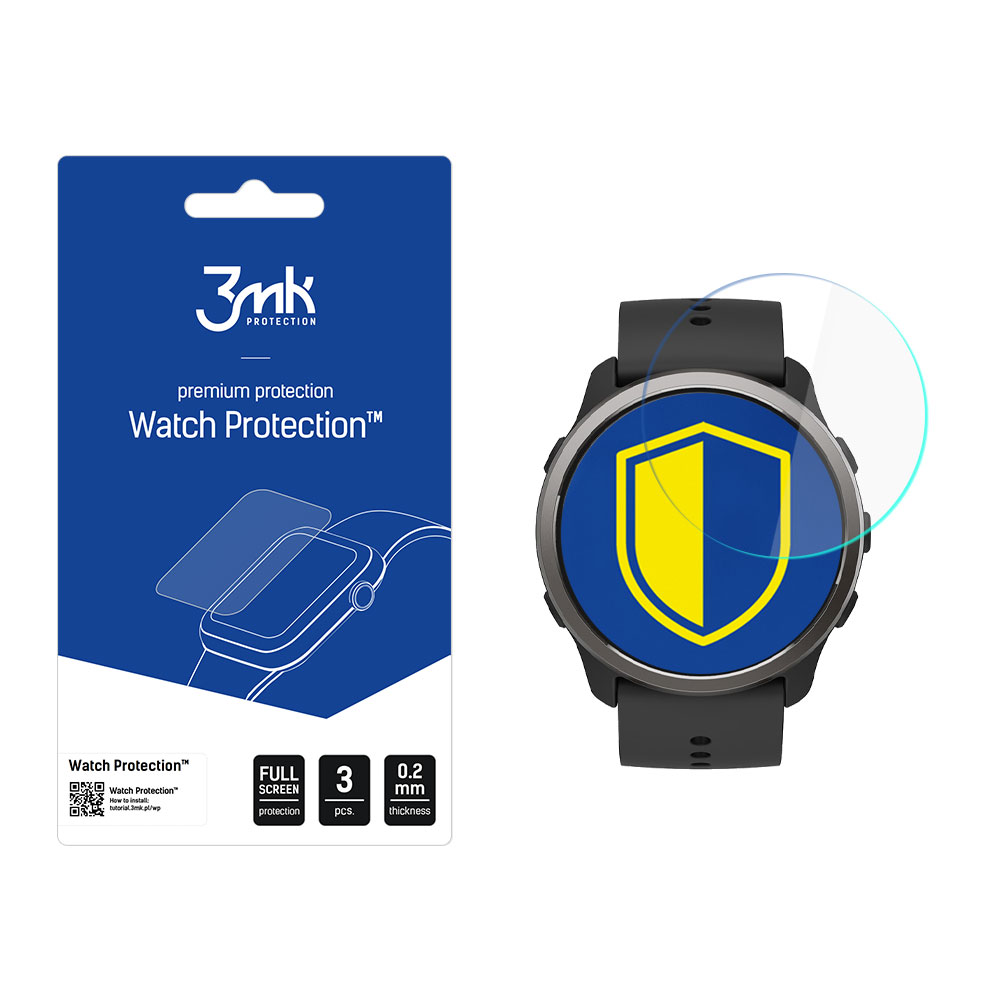 Suunto 5 Peak – 3mk Watch Protection FlexibleGlass nutikella ekraanikaitse