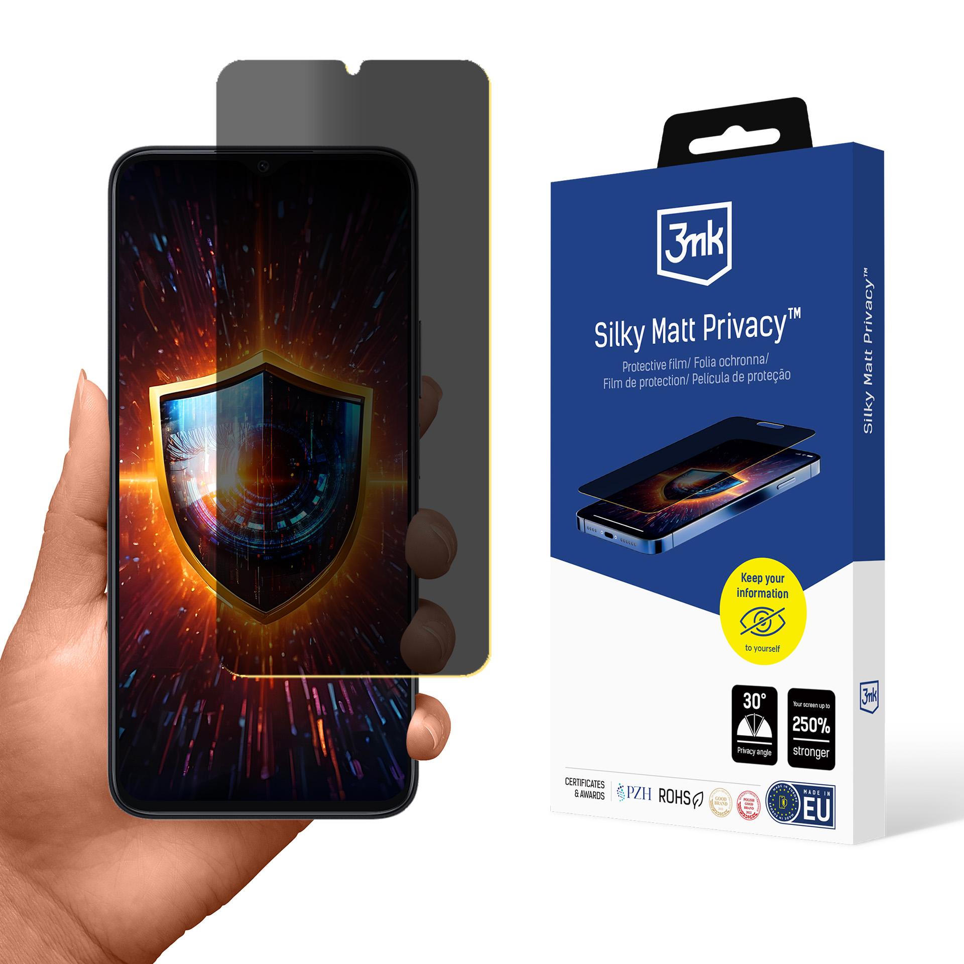 Honor X6B – 3mk Silky Matt Privacy privaatsusfilter