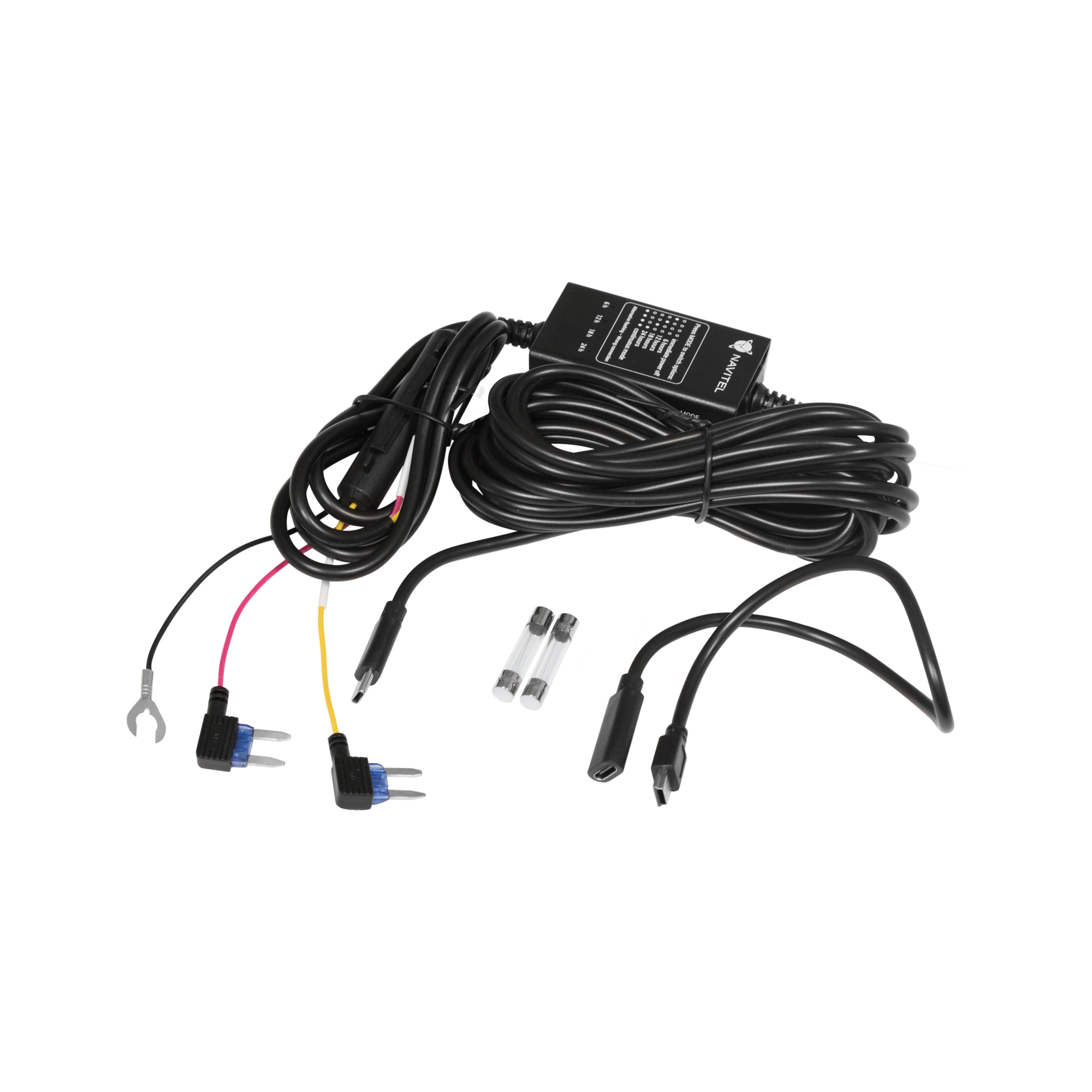 Navitel Smart Box Max auto toiteadapter, sisend 12–40 V, väljund 5 V