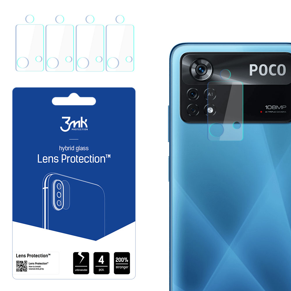 Xiaomi POCO X4 Pro 5G – 3mk Lens Protection kaamera objektiivi kaitse