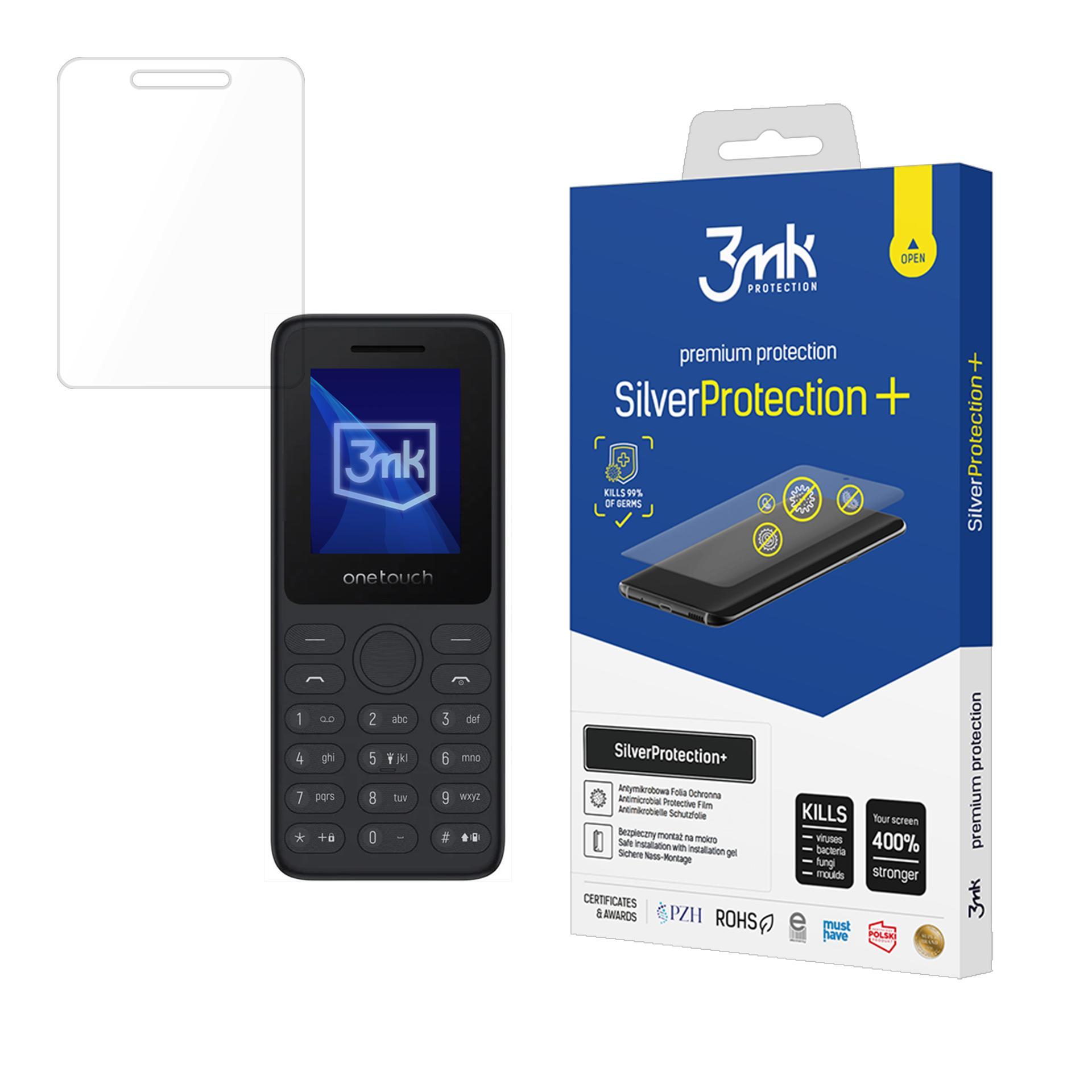 TCL onetouch 4021 – 3mk SilverProtection+ telefoni ekraanikaitse