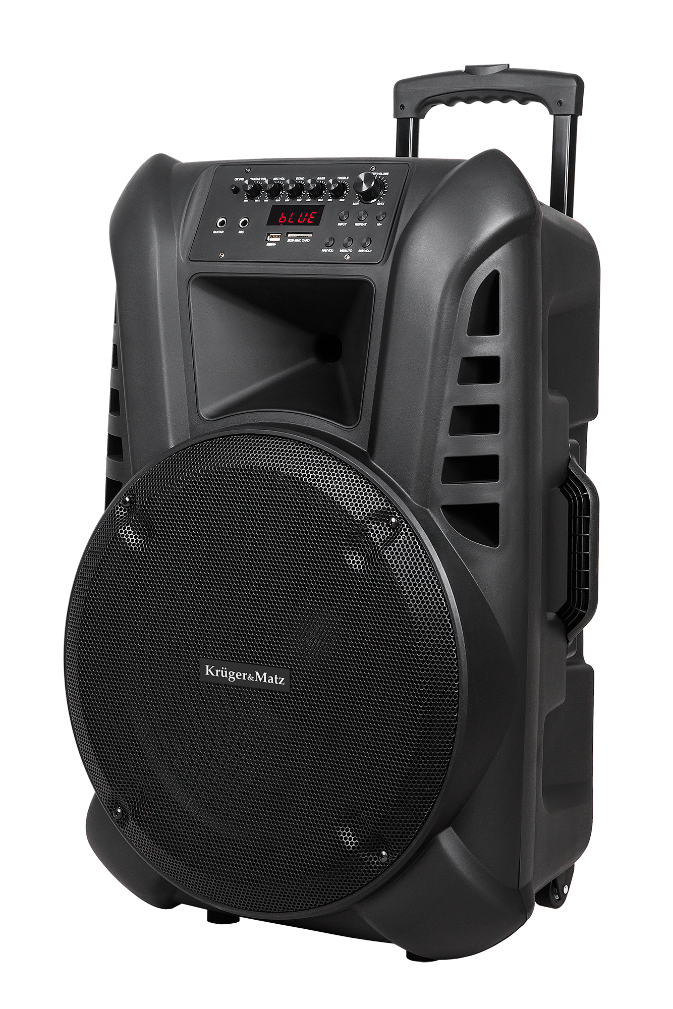 Aktiivkõlar 2 juhtmeta UHF-mikrofoniga, SD, Bluetooth, FM, USB, 60 W