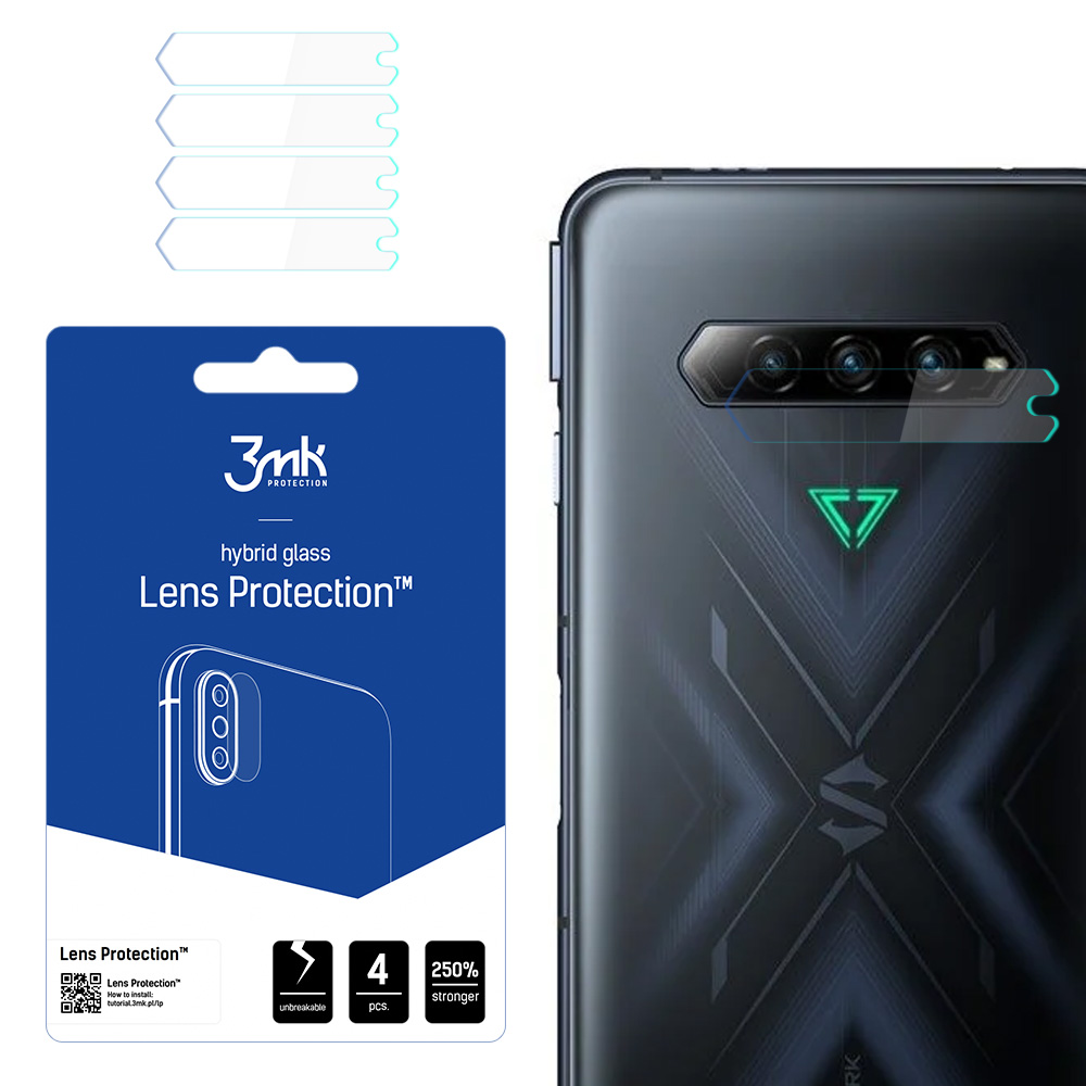 Xiaomi Black Shark 4 Pro 5G – 3mk Lens Protection kaamera objektiivi kaitse