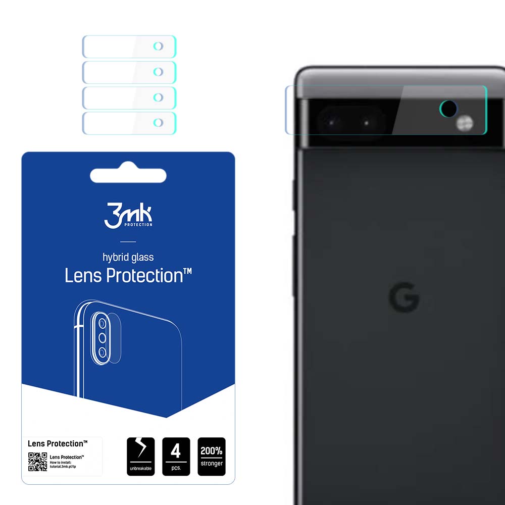 3mk Lens Protection™ hybrid camera glass jaoks Google Pixel 6a