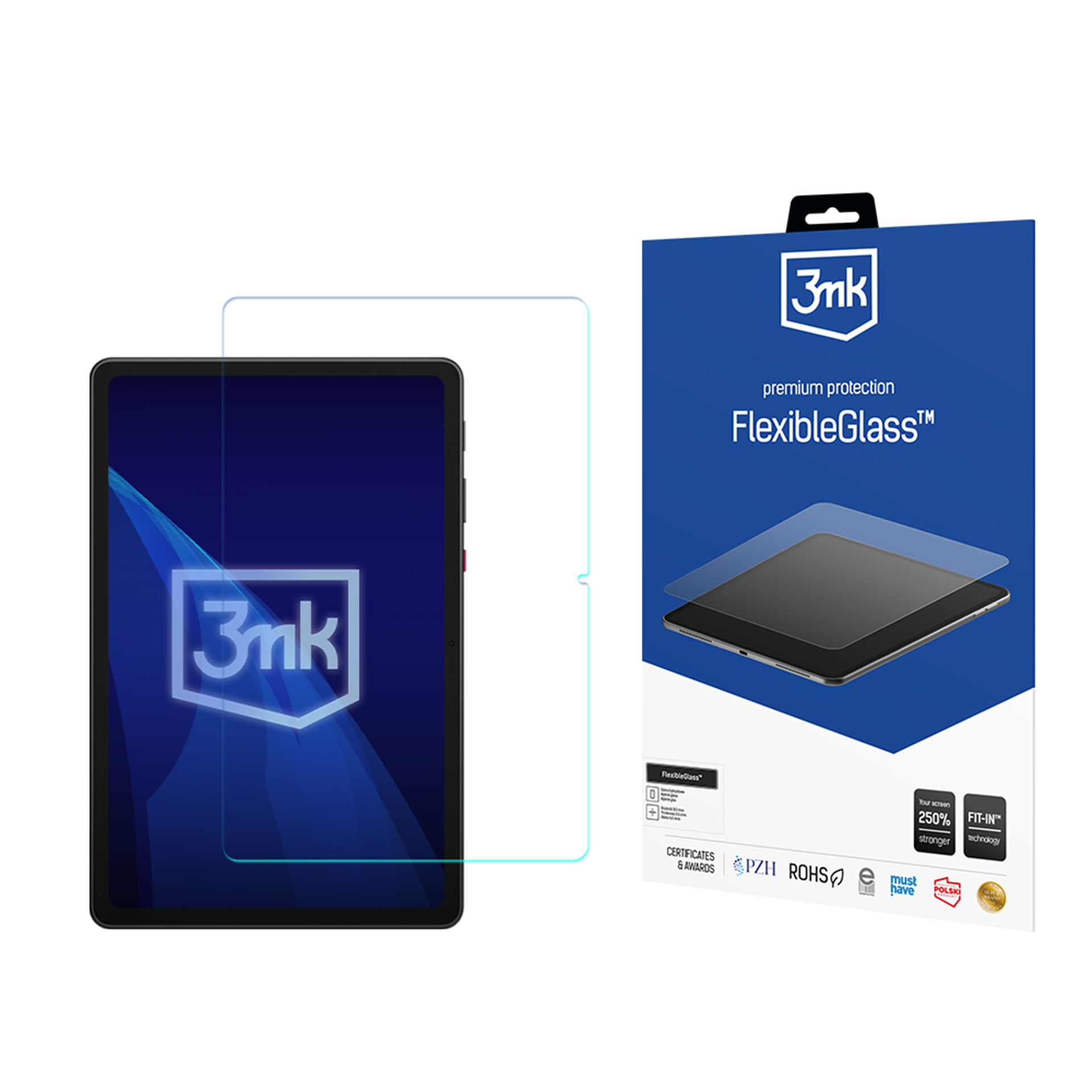 Lenovo ThinkTab X11 Gen 1 – 3mk FlexibleGlass (kuni 13") tahvelarvuti ekraanikaitse