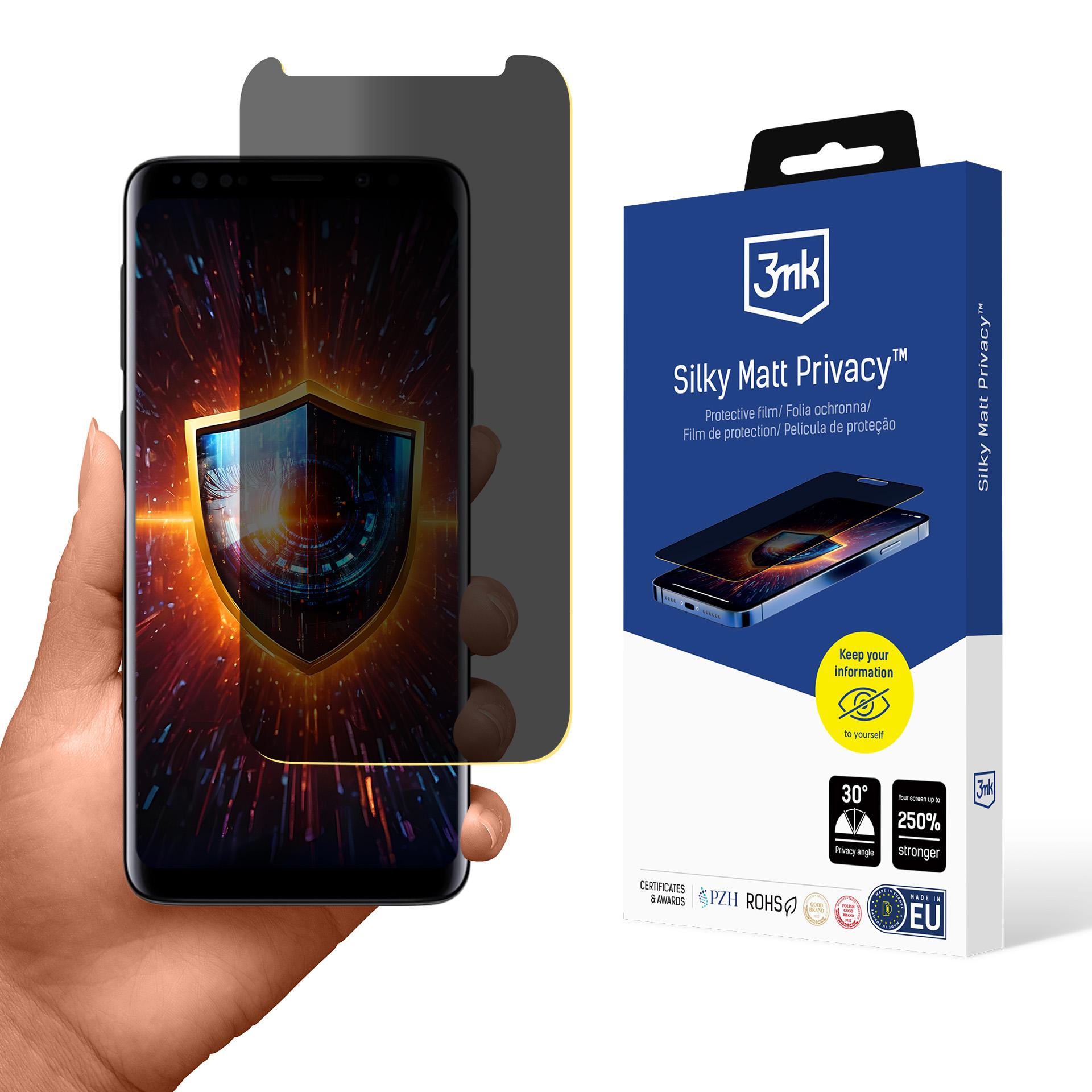 3mk Silky Matt Privacy — приватный фильтр для экрана для Samsung Galaxy S9