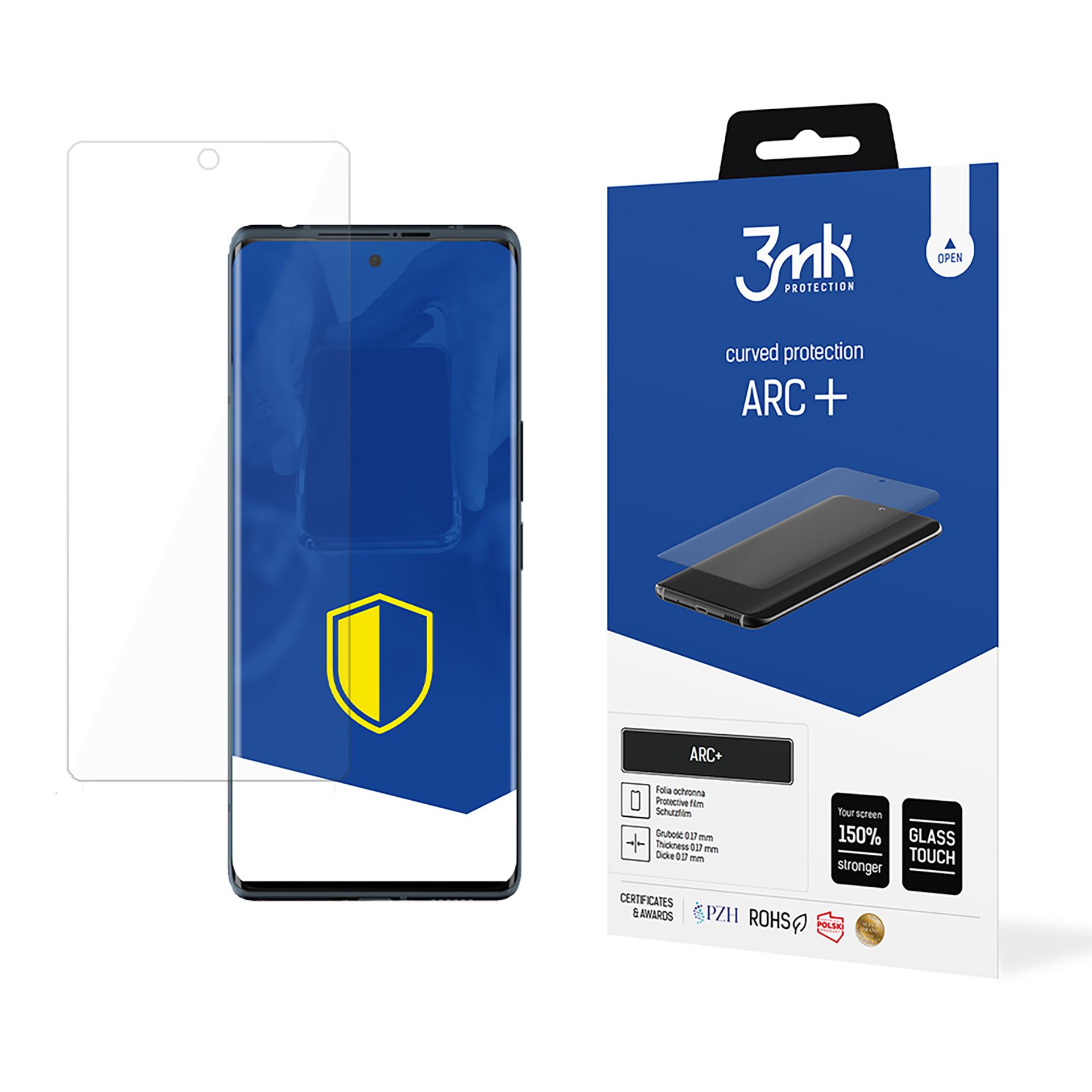 HTC U24 Pro – 3mk ARC+ telefoni ekraanikaitse