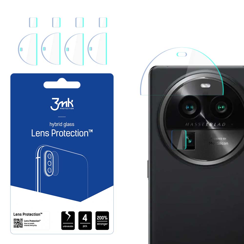 Oppo Find X6 Pro – 3mk Lens Protection kaamera objektiivi kaitse