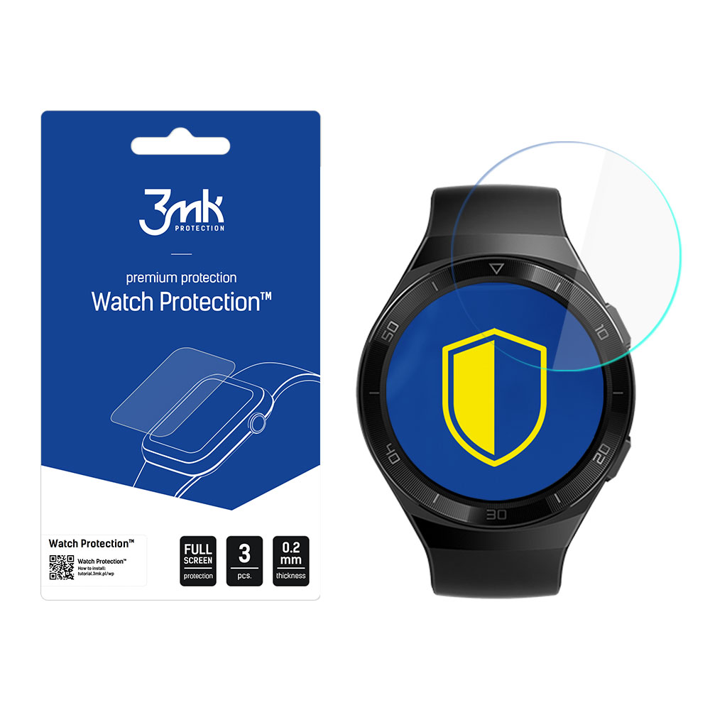 Huawei GT 2e 46 mm – 3mk Watch Protection FlexibleGlass nutikella ekraanikaitse