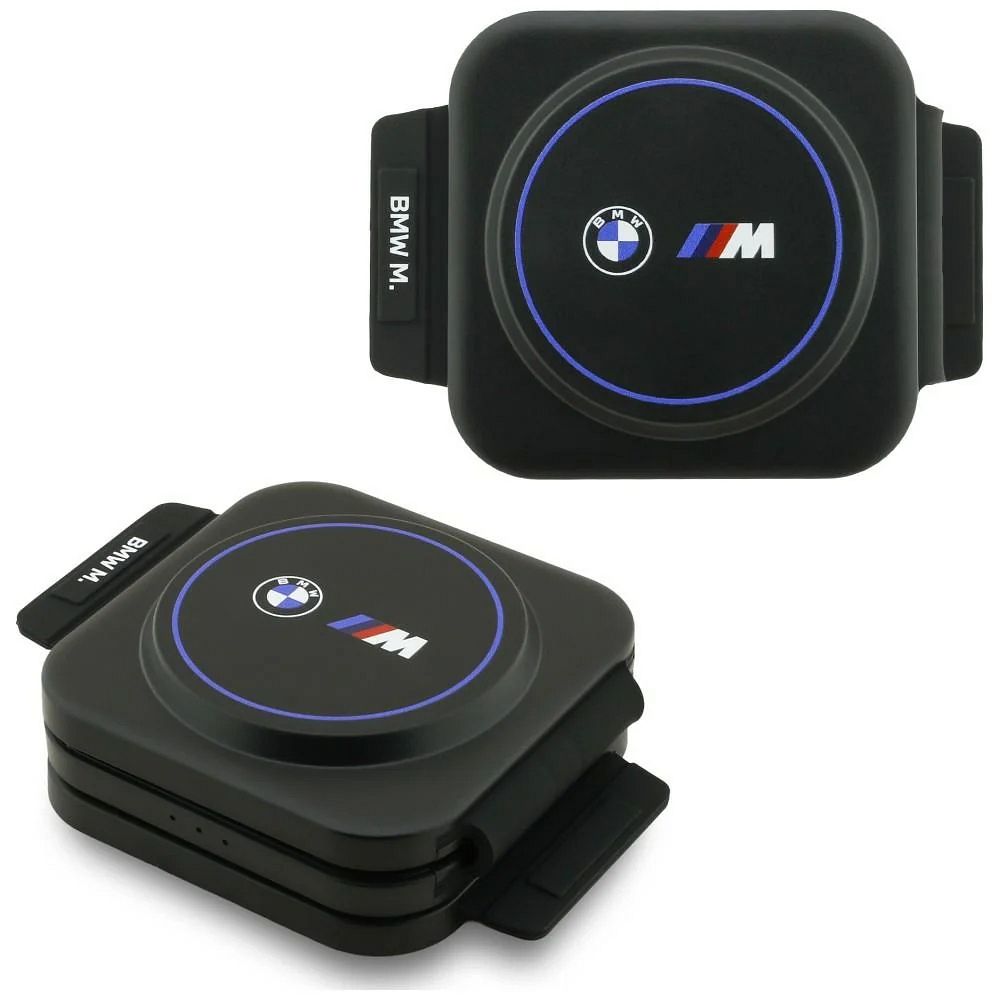 BMW M Qi2 kolm ühes juhtmevaba laadija, 15 W, trükitud logo, sinine