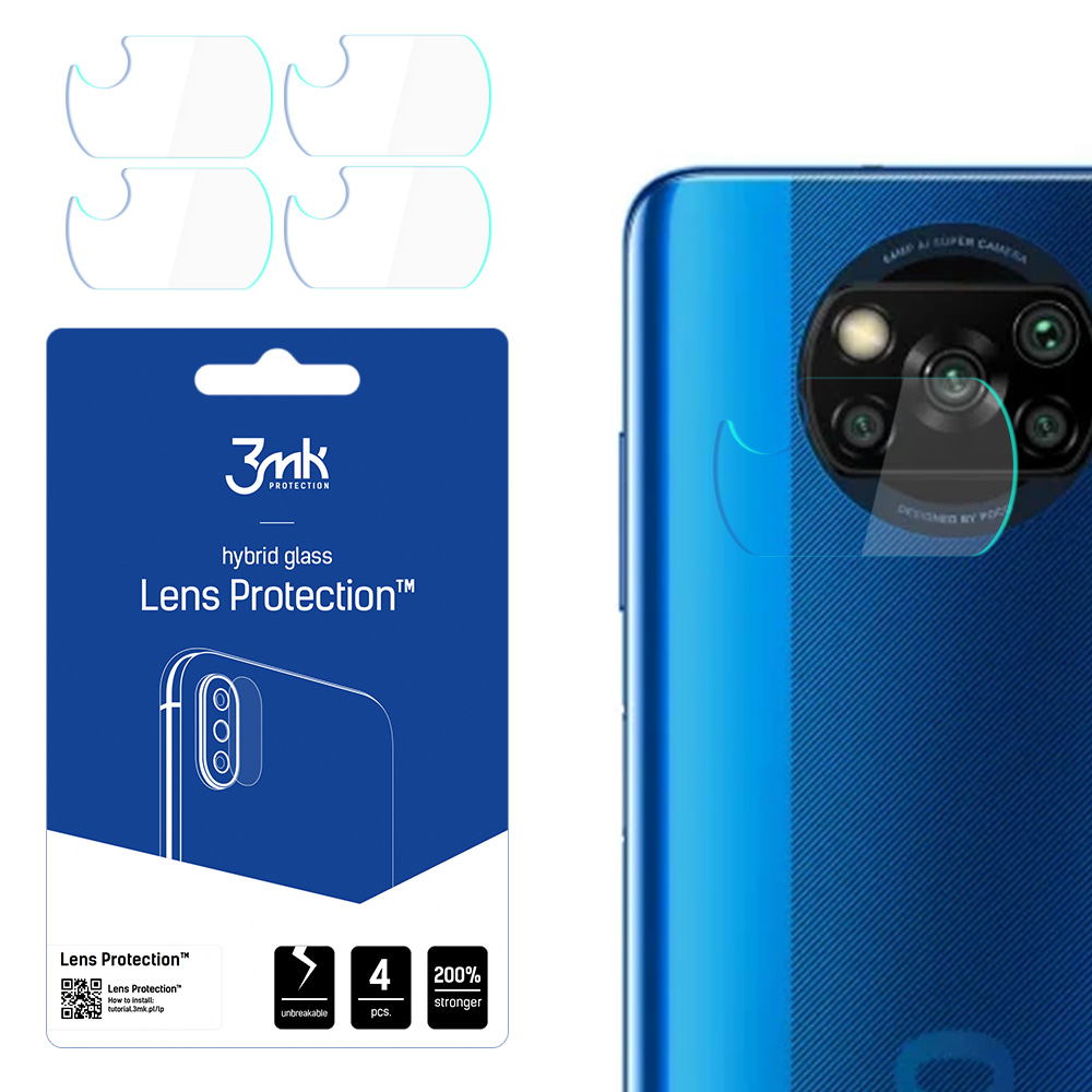 Xiaomi POCO X3 – 3mk Lens Protection kaamera objektiivi kaitse
