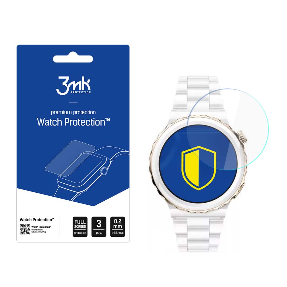 3mk Watch Protection™ v. FlexibleGlass Hübriidklaas jaoks Huawei Watch GT 3 Pro Elegant 43 mm