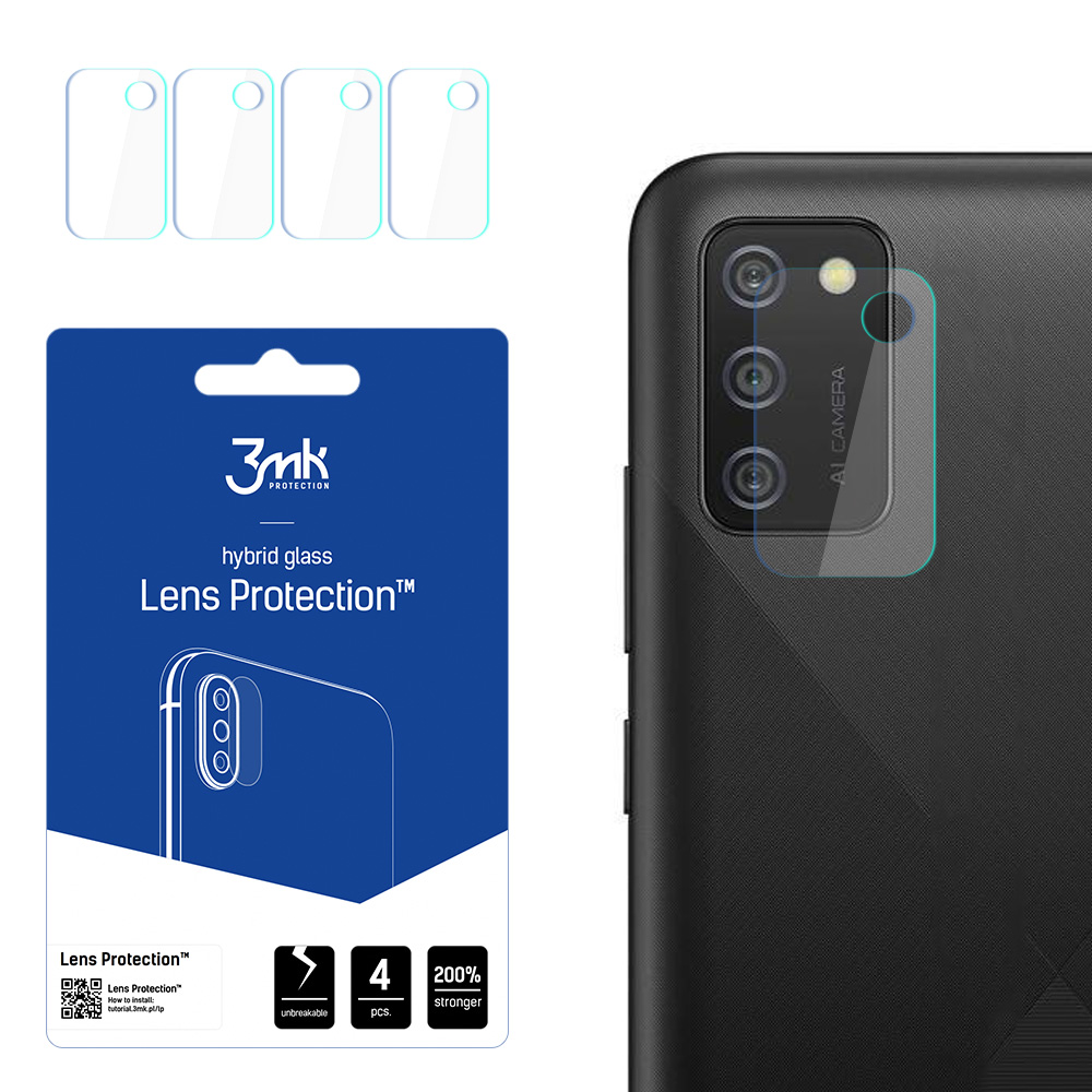 Samsung Galaxy M02s – 3mk Lens Protection kaamera objektiivi kaitse