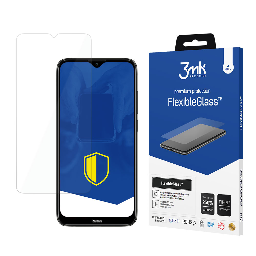 3mk FlexibleGlass™ Hübriidklaas jaoks Xiaomi Redmi 8 / 8A