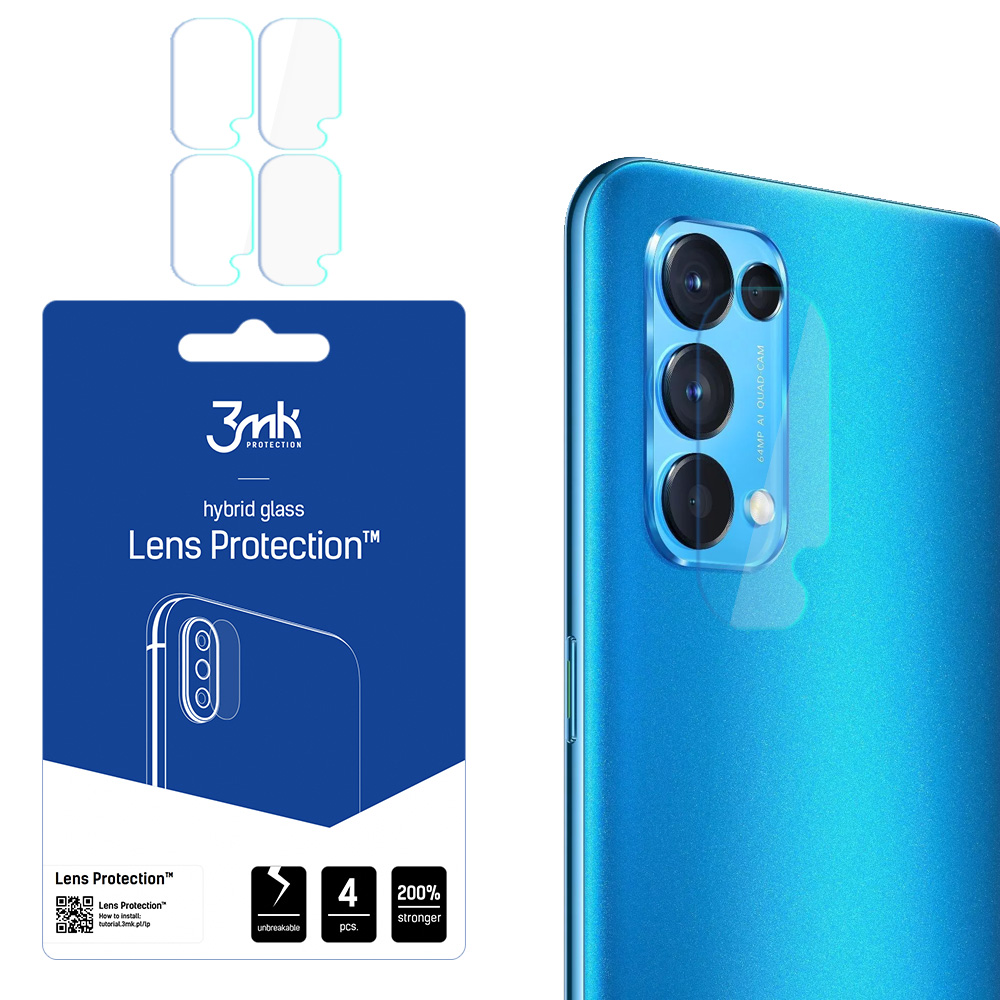Oppo Reno 5A 5G – 3mk Lens Protection kaamera objektiivi kaitse