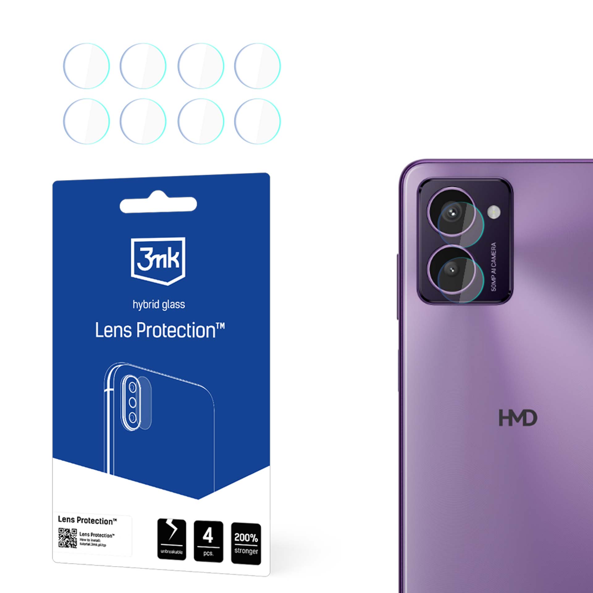HMD Pulse Pro – 3mk Lens Protection kaamera objektiivi kaitse