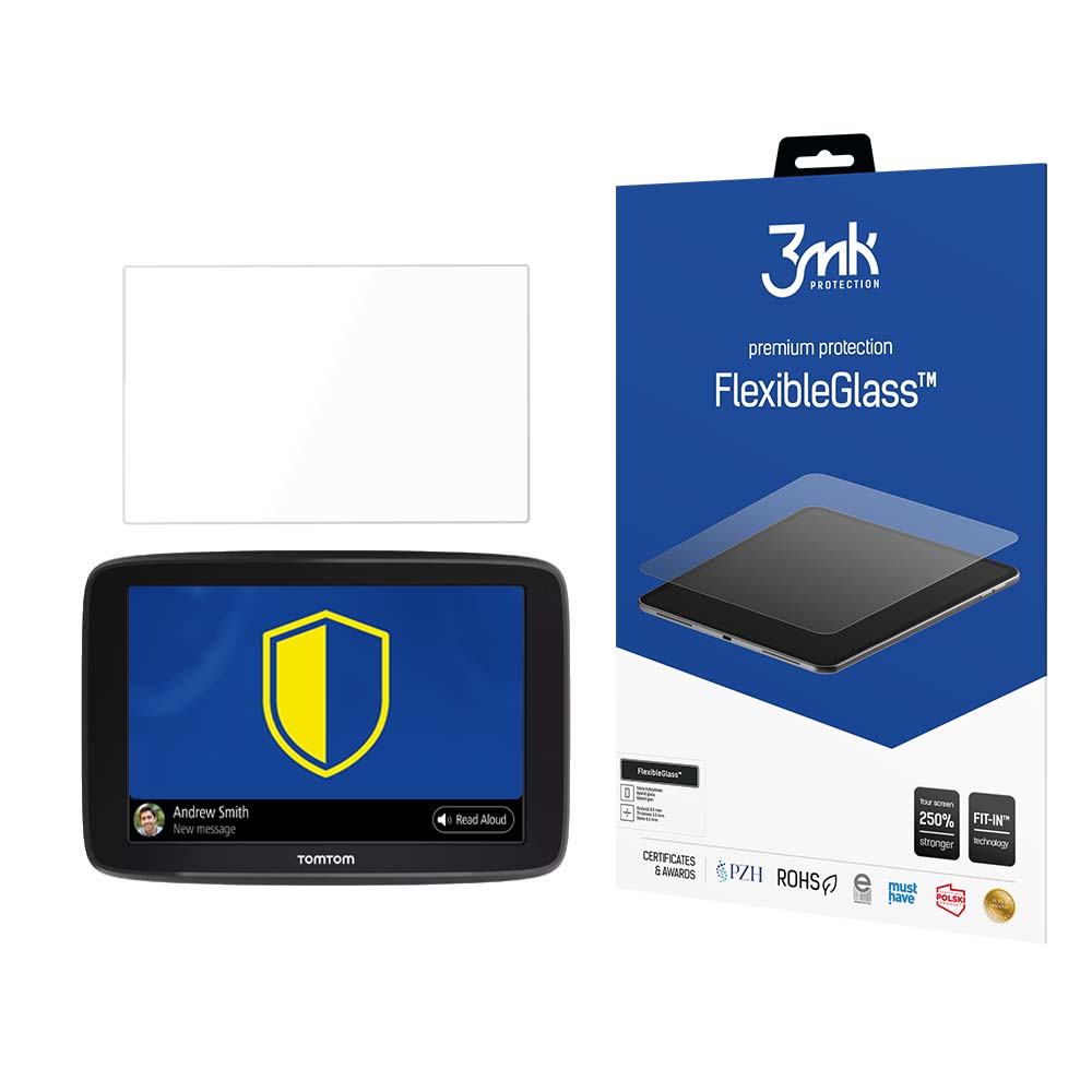 Hübriidklaas 3mk FlexibleGlass™ jaoks TomTom Go Basic