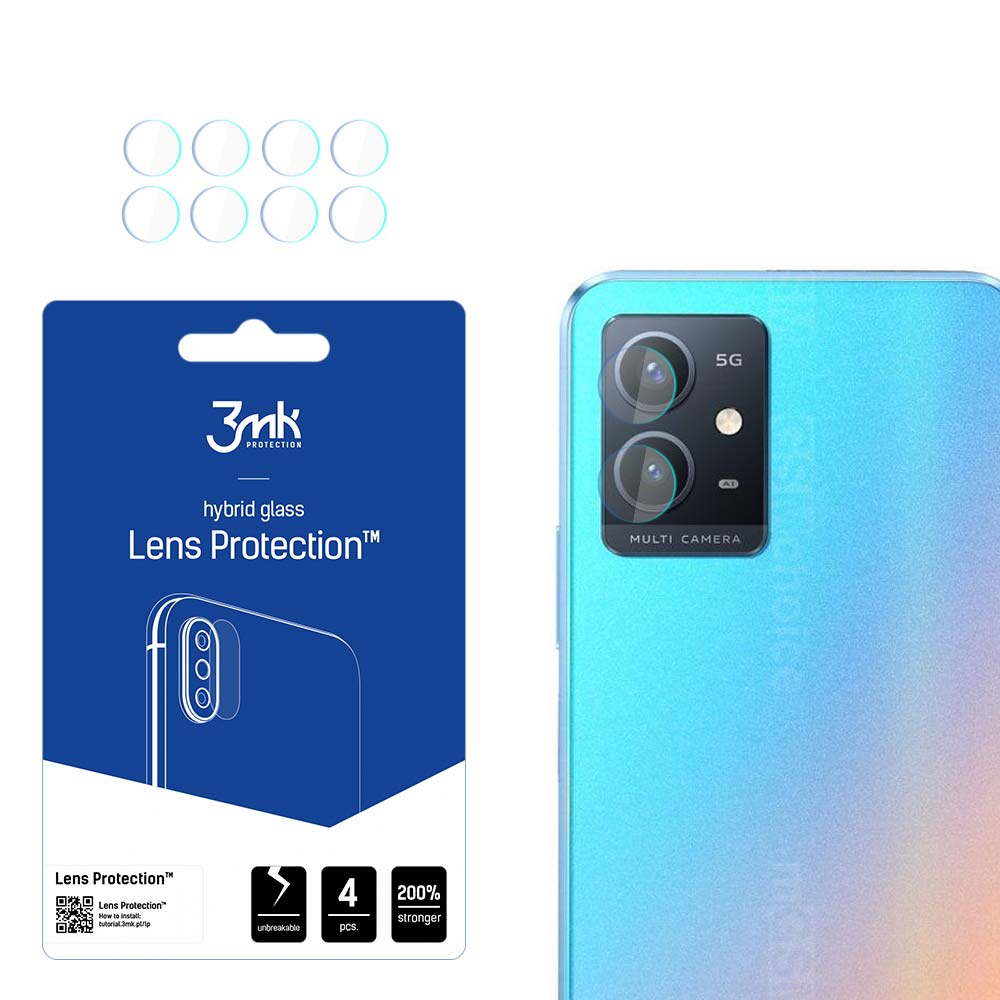 Vivo Y30 5G – 3mk Lens Protection kaamera objektiivi kaitse