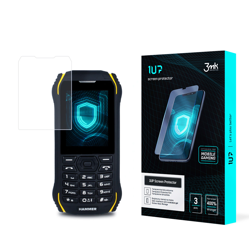 MyPhone Hammer Delta – 3mk 1UP telefoni ekraanikaitse
