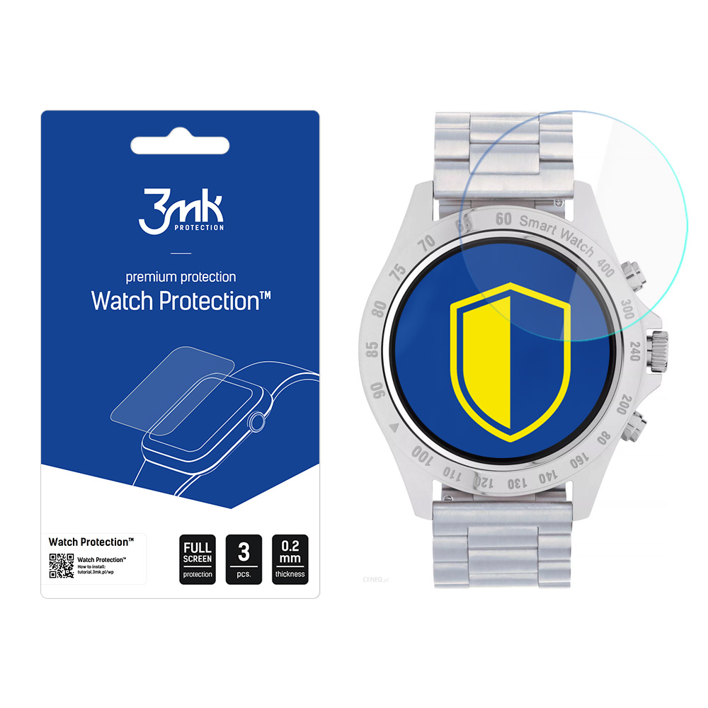 Garett V8 RT – 3mk Watch Protection FlexibleGlass nutikella ekraanikaitse