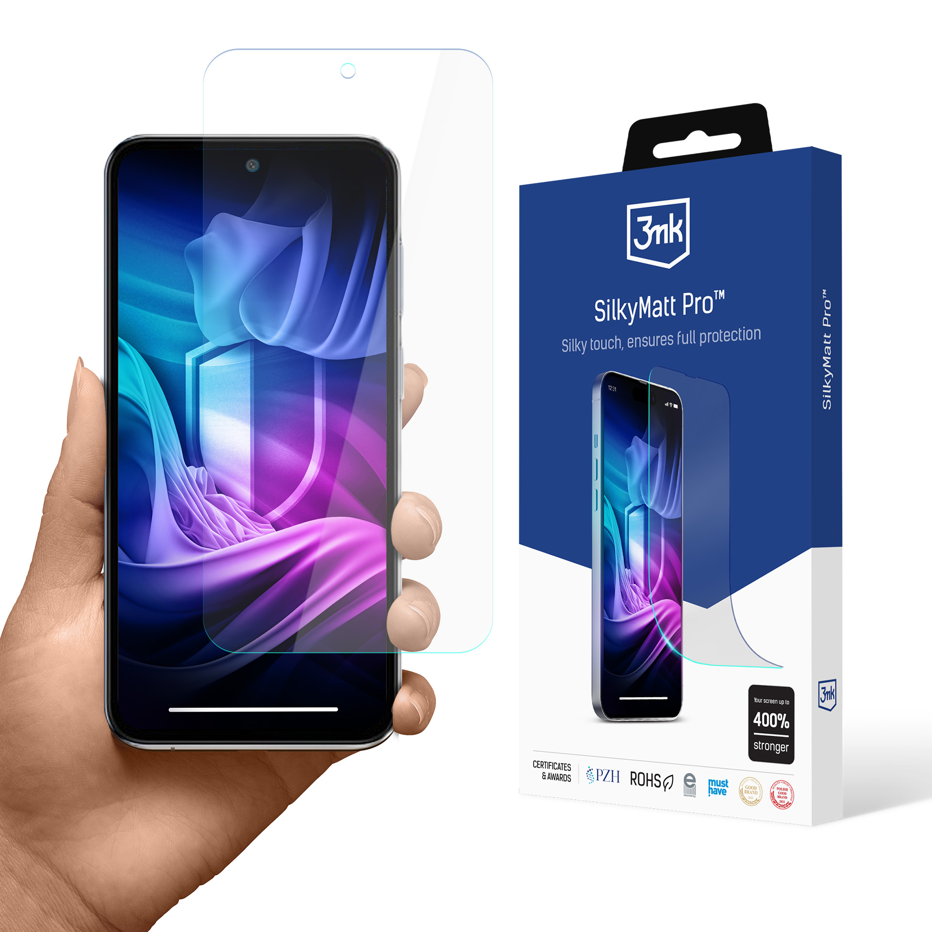 Samsung Galaxy M35 – 3mk Silky Matt Pro telefoni ekraanikaitse