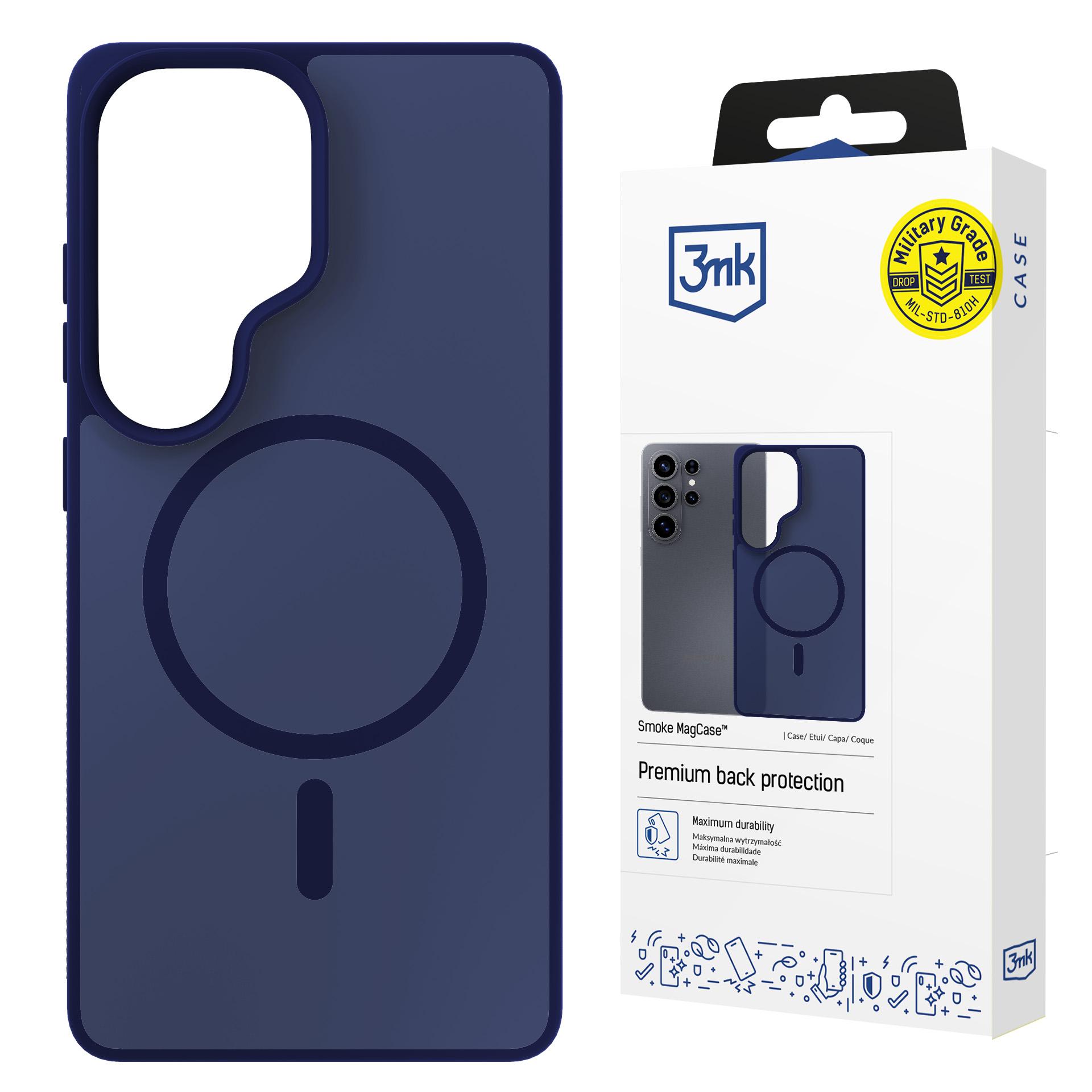 Samsung Galaxy S26 Ultra – 3mk Smoke MagCase sinine telefoniümbris
