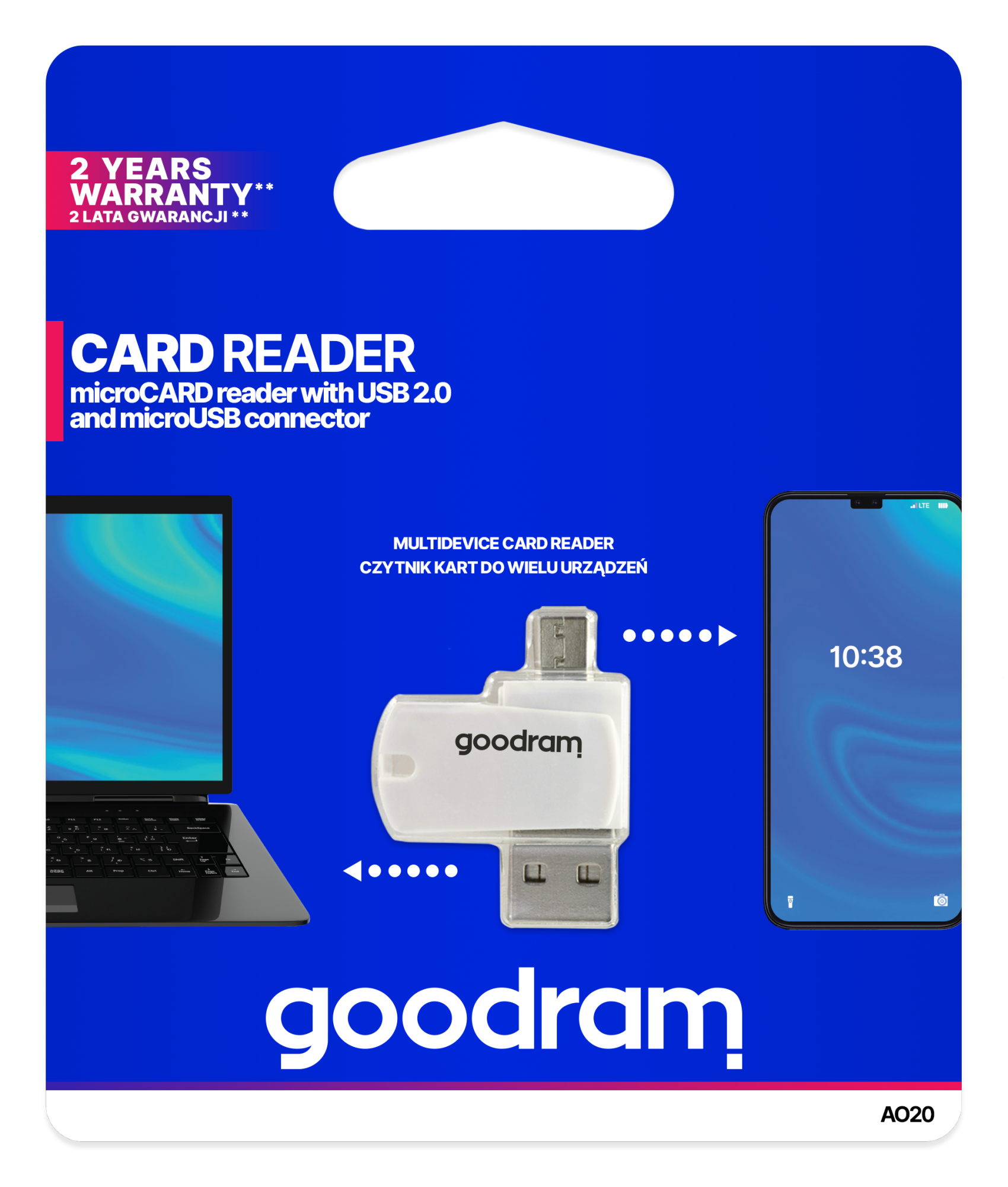 Goodram MicroSD OTG kaardilugeja