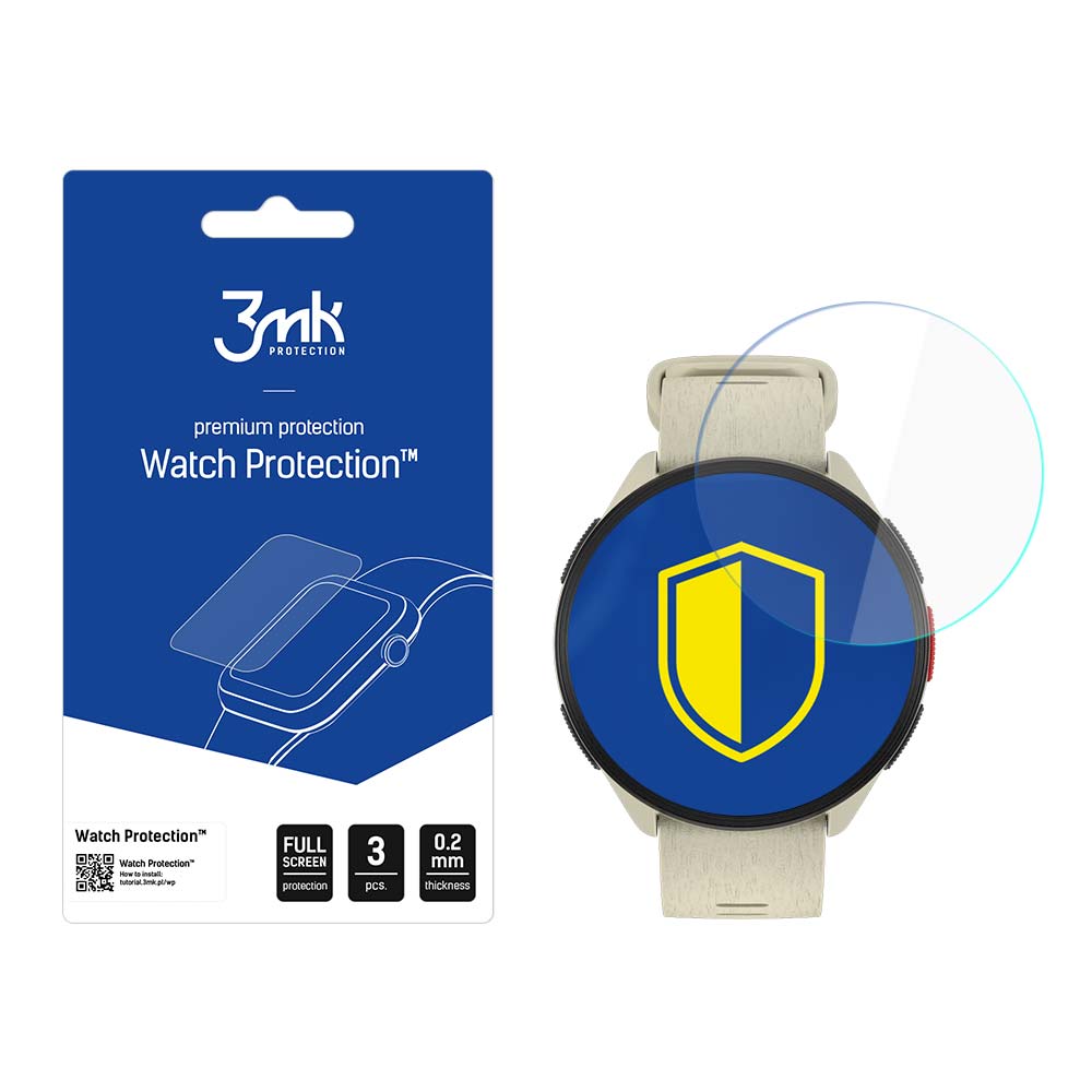 Polar Pacer – 3mk Watch Protection FlexibleGlass nutikella ekraanikaitse