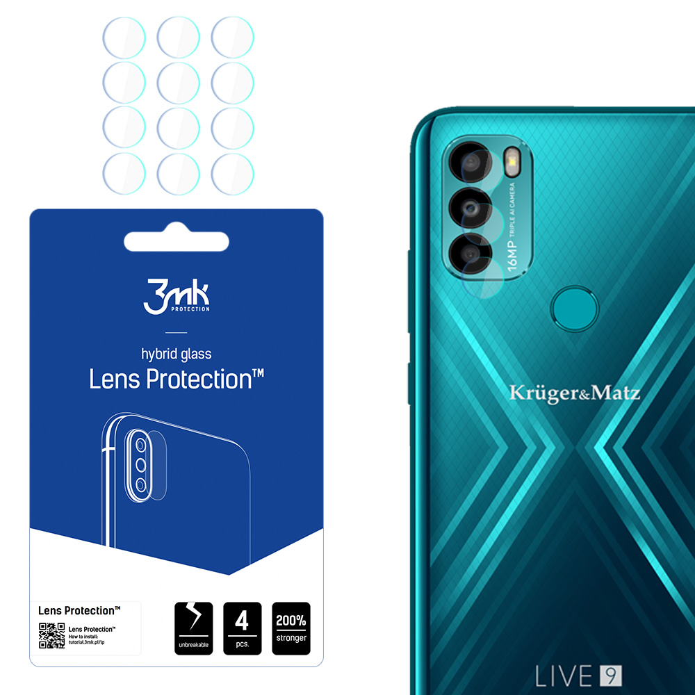 Kruger & Matz Live 9 – 3mk Lens Protection kaamera objektiivi kaitse