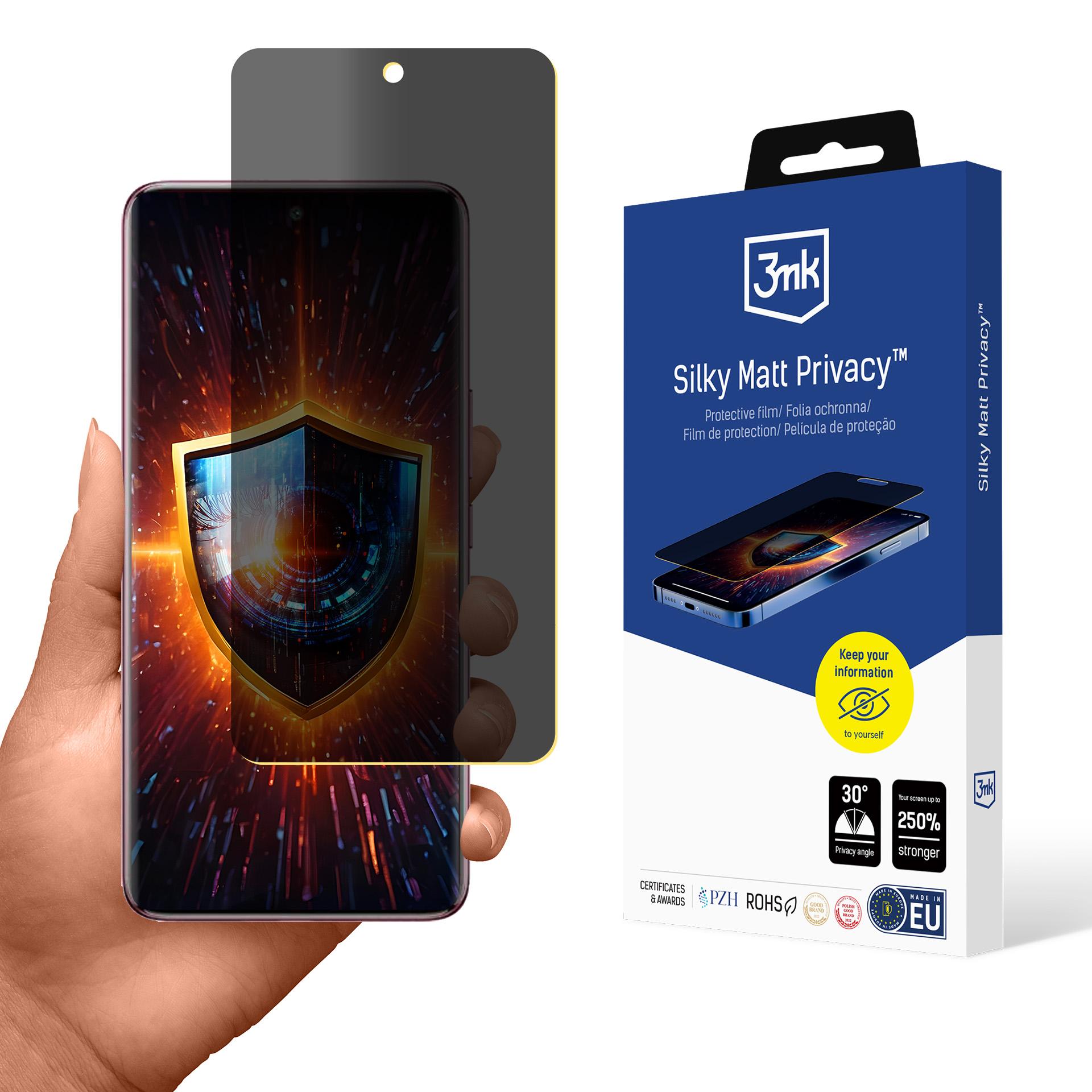 Vivo V50 – 3mk Silky Matt Privacy privaatsusfilter