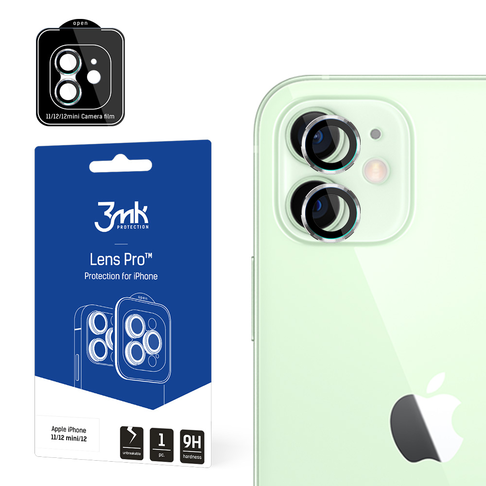 3mk Lens Protection Pro kaamera objektiivikaitse seadmetele iPhone 11 / 12 / 12 mini