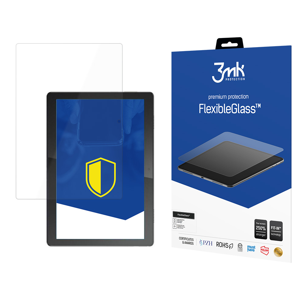 Lenovo Tab M10 – 3mk FlexibleGlass (kuni 11") tahvelarvuti ekraanikaitse