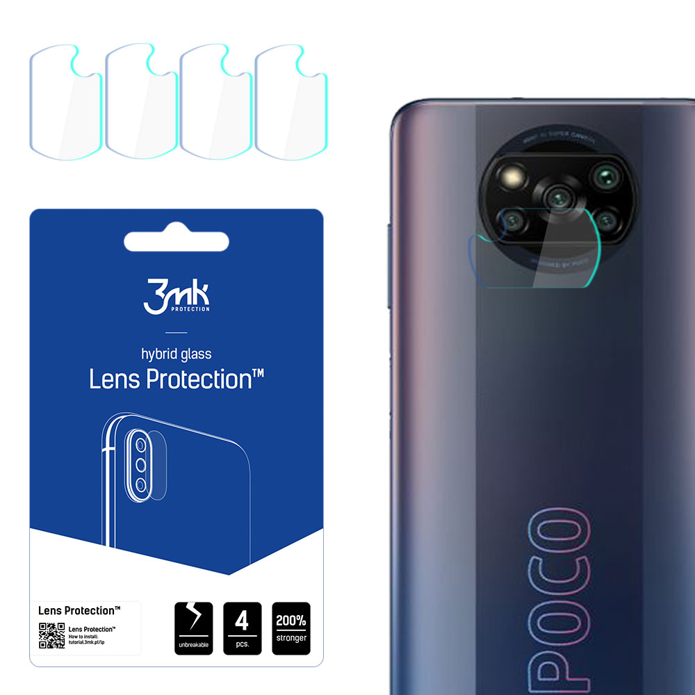 Xiaomi POCO X3 Pro – 3mk Lens Protection kaamera objektiivi kaitse