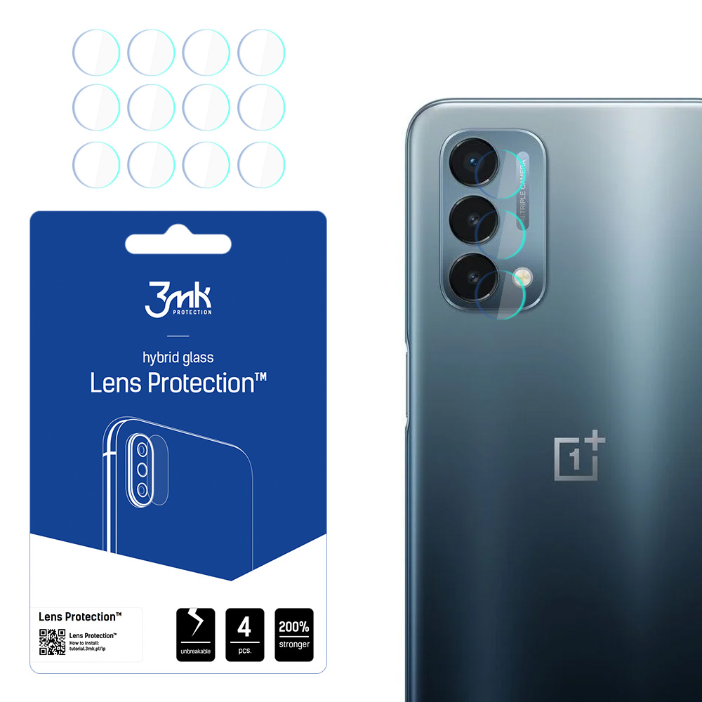 OnePlus Nord N200 5G – 3mk Lens Protection kaamera objektiivi kaitse
