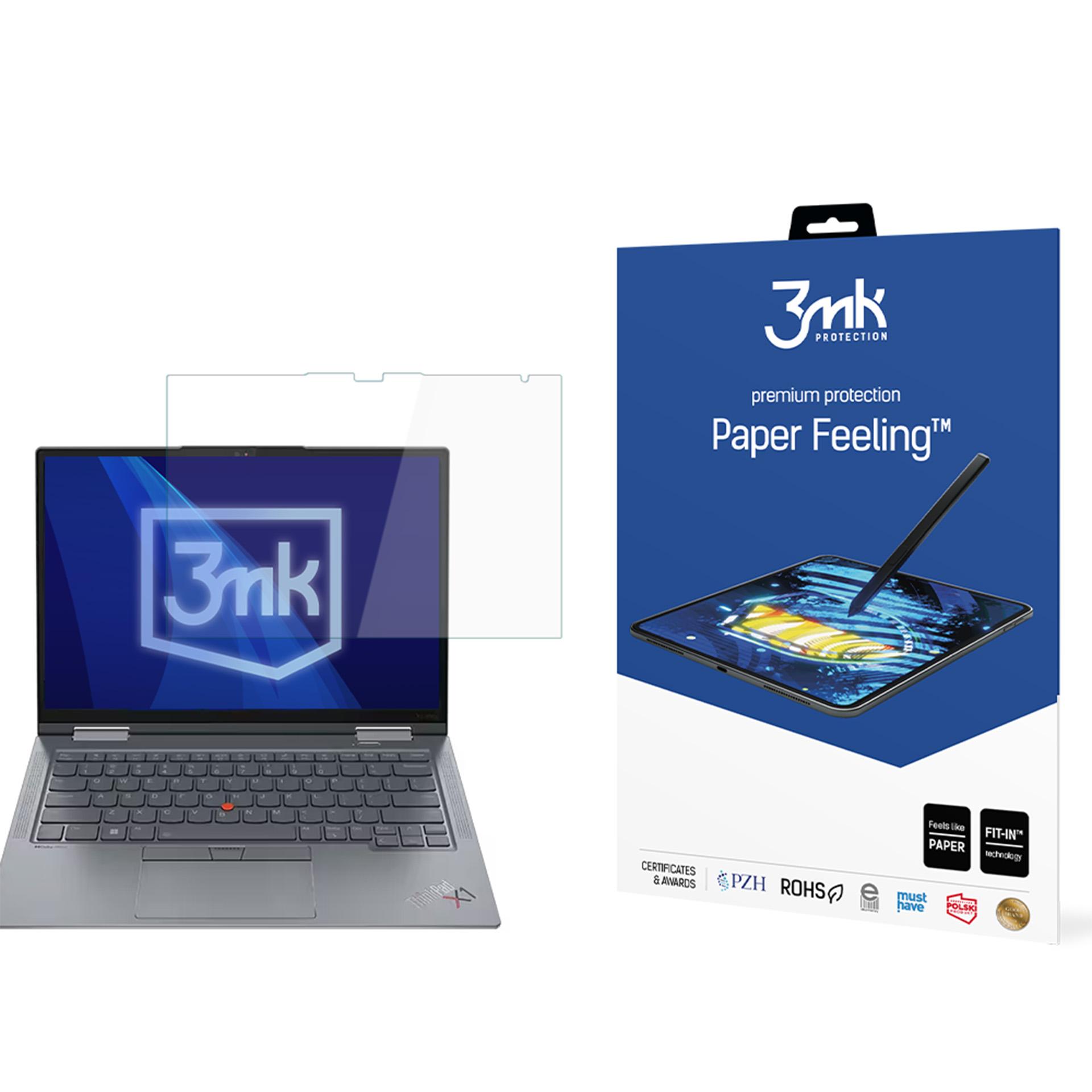 Lenovo ThinkPad X1 Yoga Gen 8 – 3mk Paper Feeling (kuni 15") arvuti ekraanikaitse