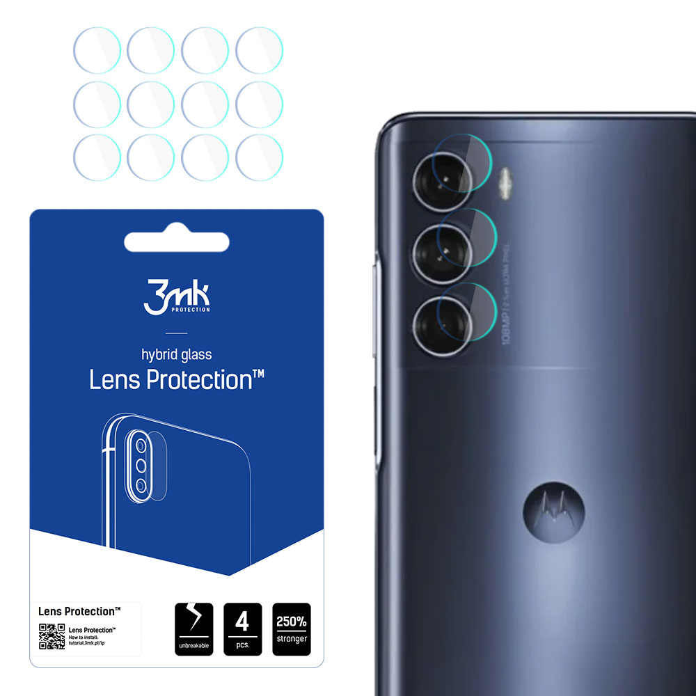 Motorola Moto G200 5G – 3mk Lens Protection kaamera objektiivi kaitse
