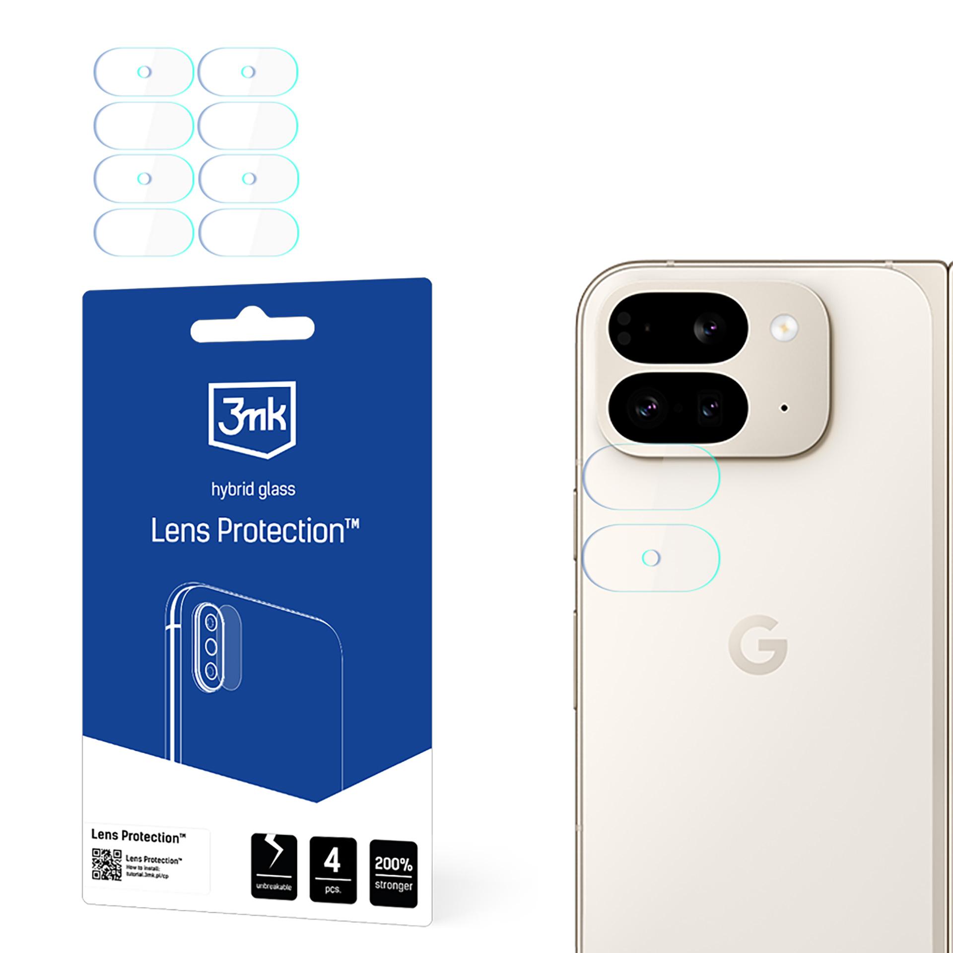 Google Pixel 9 Pro Fold (front) – 3mk Lens Protection kaamera objektiivi kaitse
