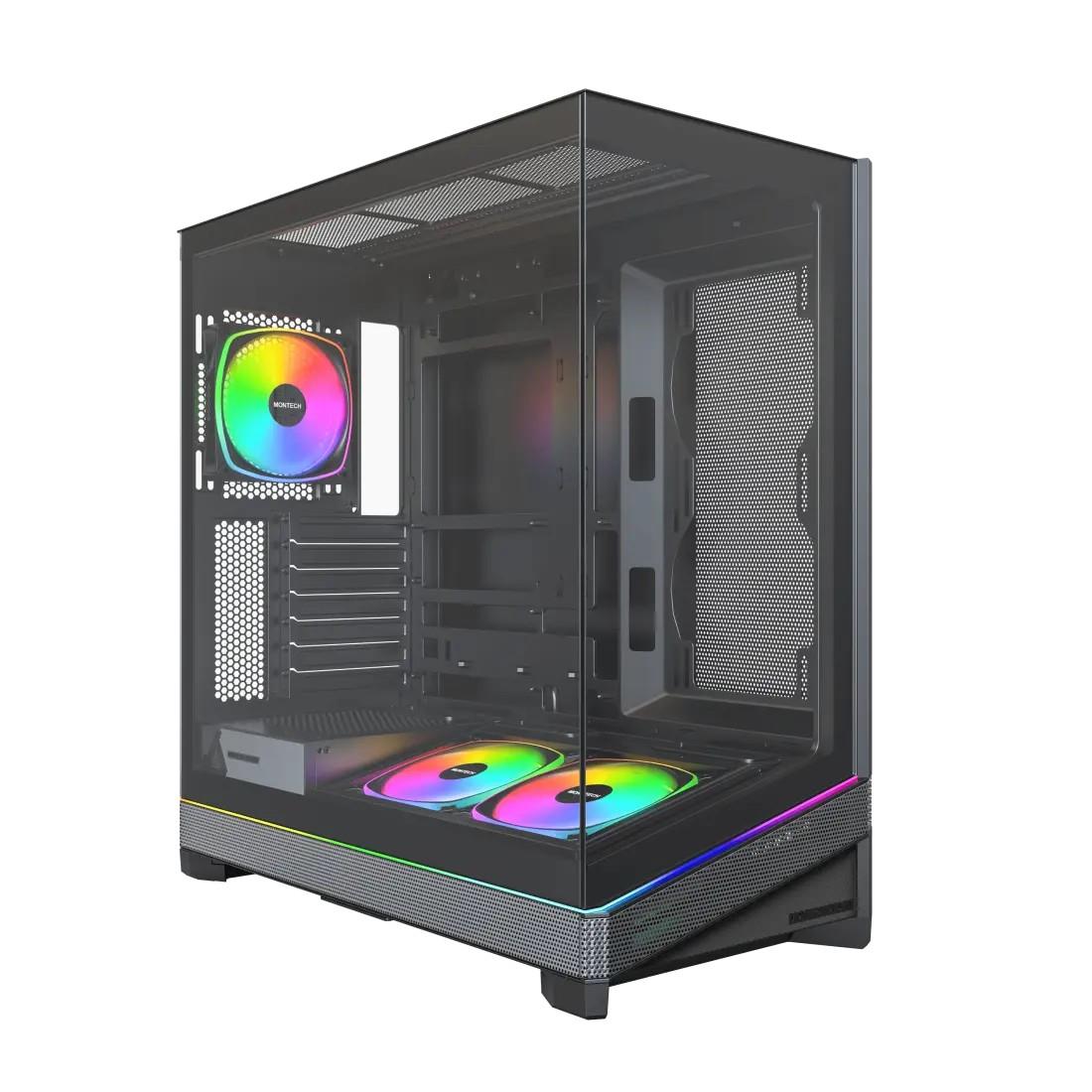 Montech Sky 3 SKY3(B) must arvutikorpus, ATX / MicroATX / Mini-ITX / BTF