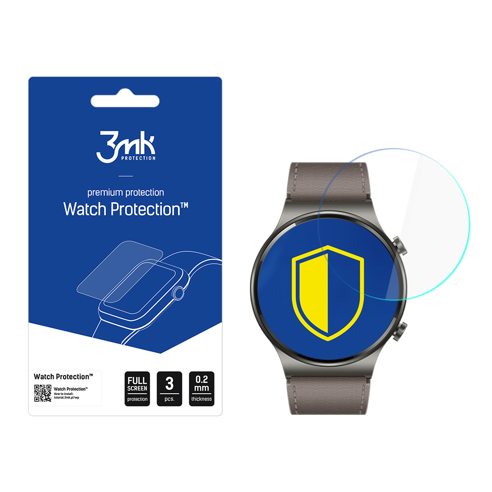 Huawei Watch GT 2 Pro - 3mk Watch Protection™ vs. FlexibleGlass Lite