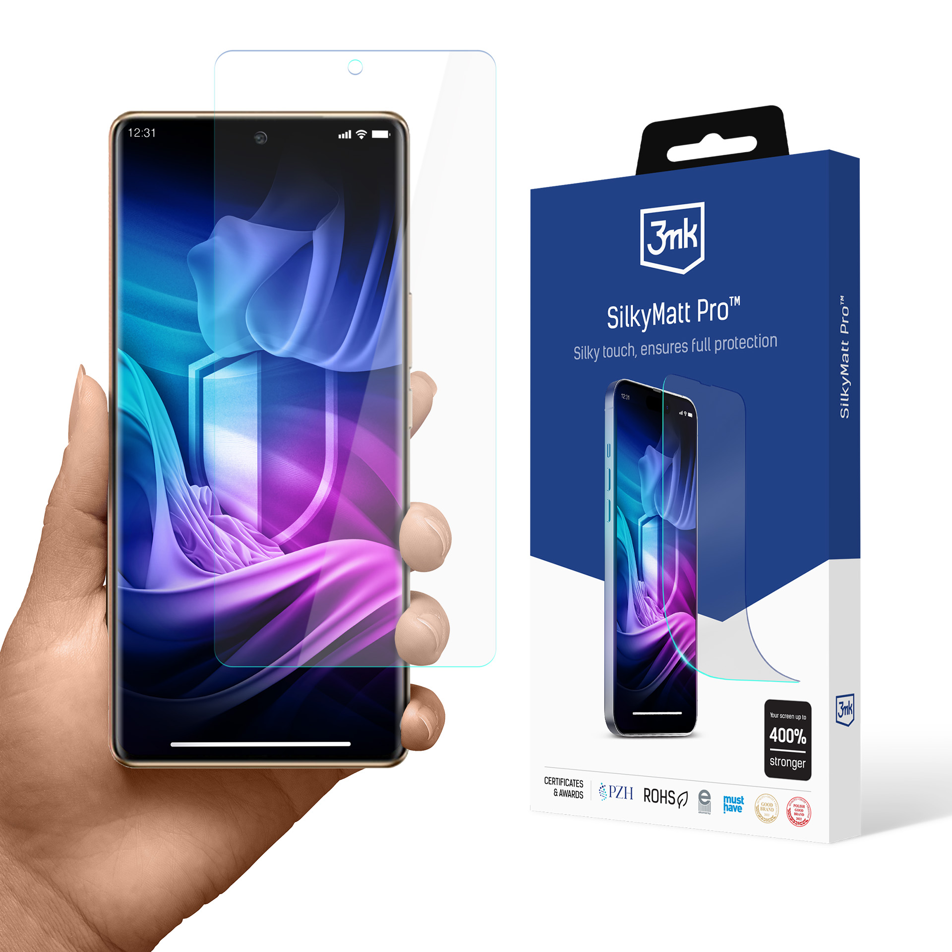 Vivo Y200 V2343A – 3mk Silky Matt Pro telefoni ekraanikaitse
