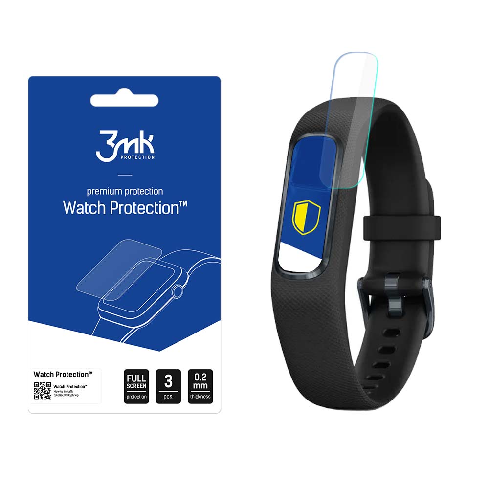 Garmin Vivosmart 4 – 3mk Watch Protection ARC nutikella ekraanikaitse