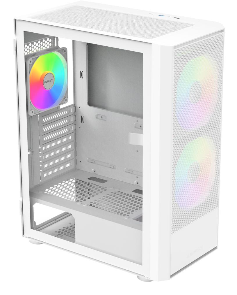 Montech X2 Plus X2PLUS(W) valge Midi Tower arvutikorpus, ATX / MicroATX / Mini-ITX