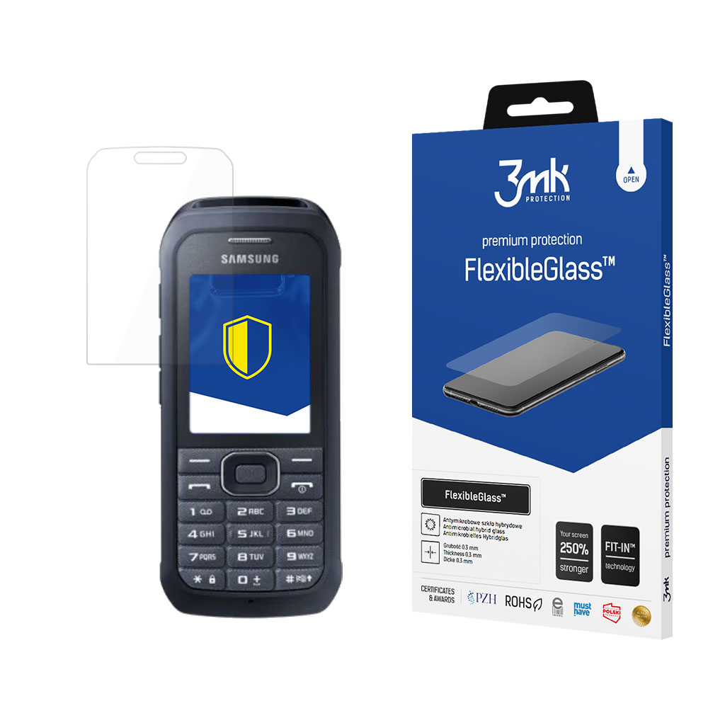 Samsung B550 Xcover – 3mk FlexibleGlass telefoni ekraanikaitse