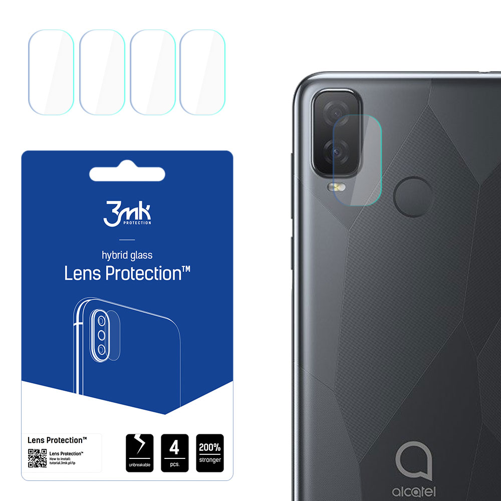 Alcatel 1L 2021 – 3mk Lens Protection kaamera objektiivi kaitse