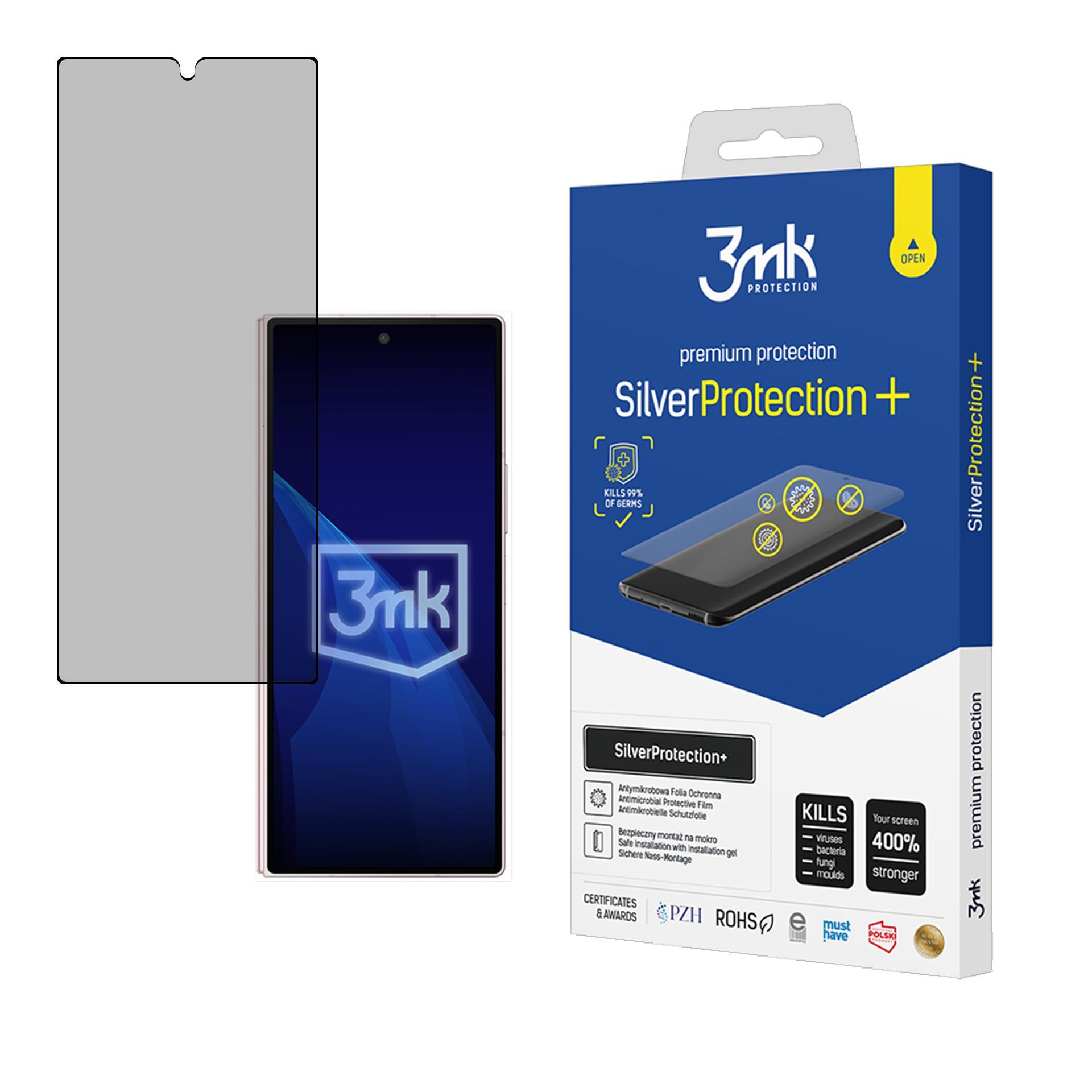 Samsung Galaxy Z Fold 6 (front) – 3mk SilverProtection+ telefoni ekraanikaitse